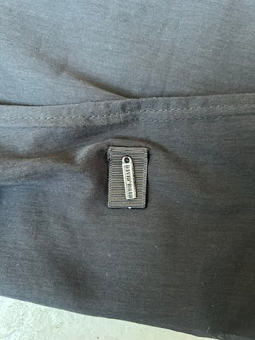 Davids Road Silk Cotton Blend Black Short Sleeve (M)