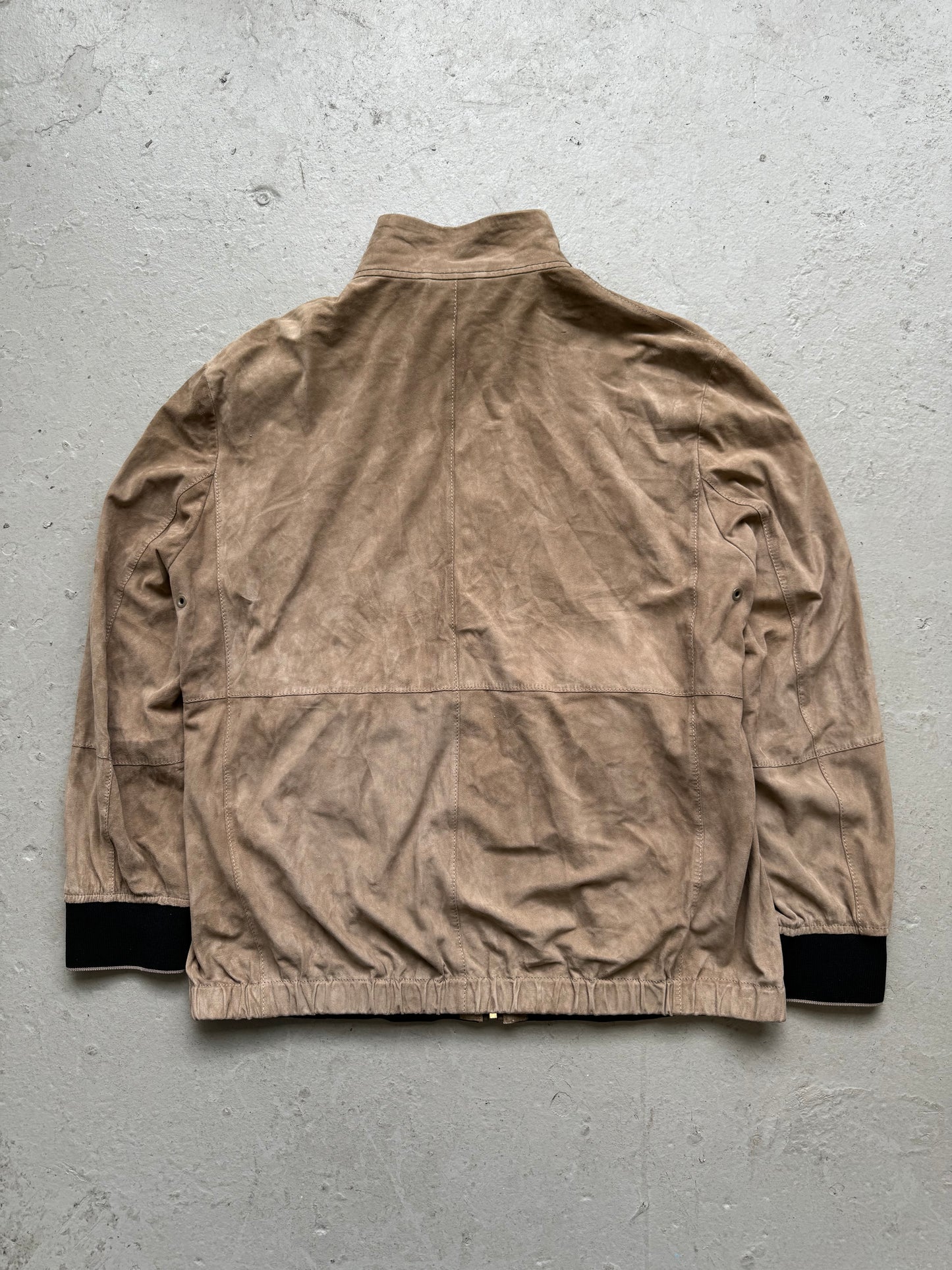 Giorgio Armani Goat Leather Suede Blouson Jacket