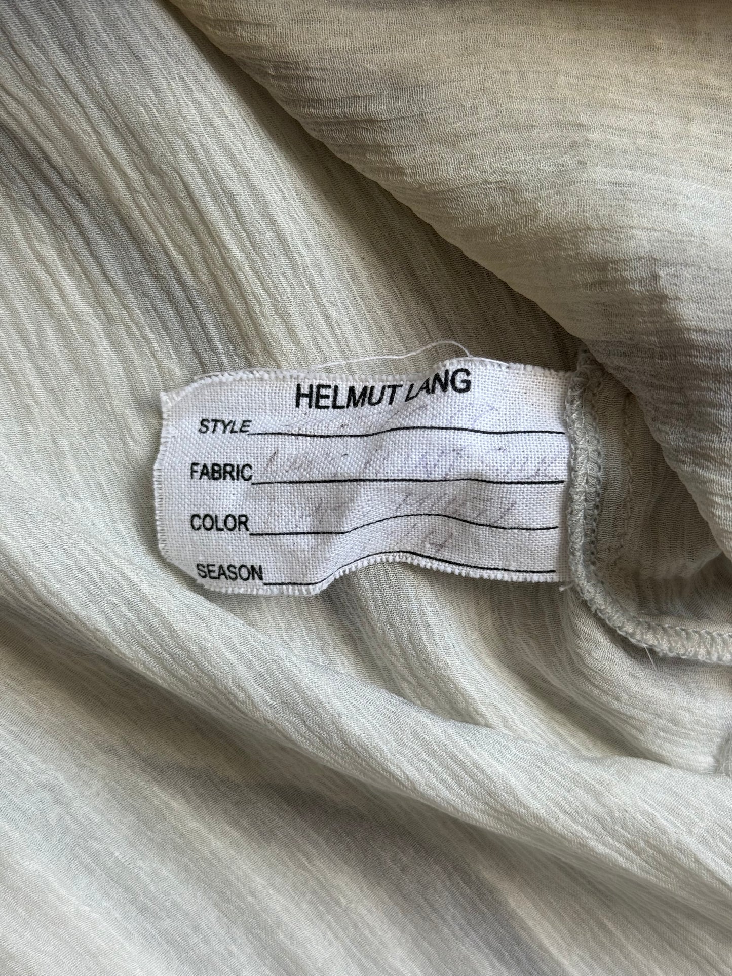 Helmut Lang Silk Marble Shirt (M)