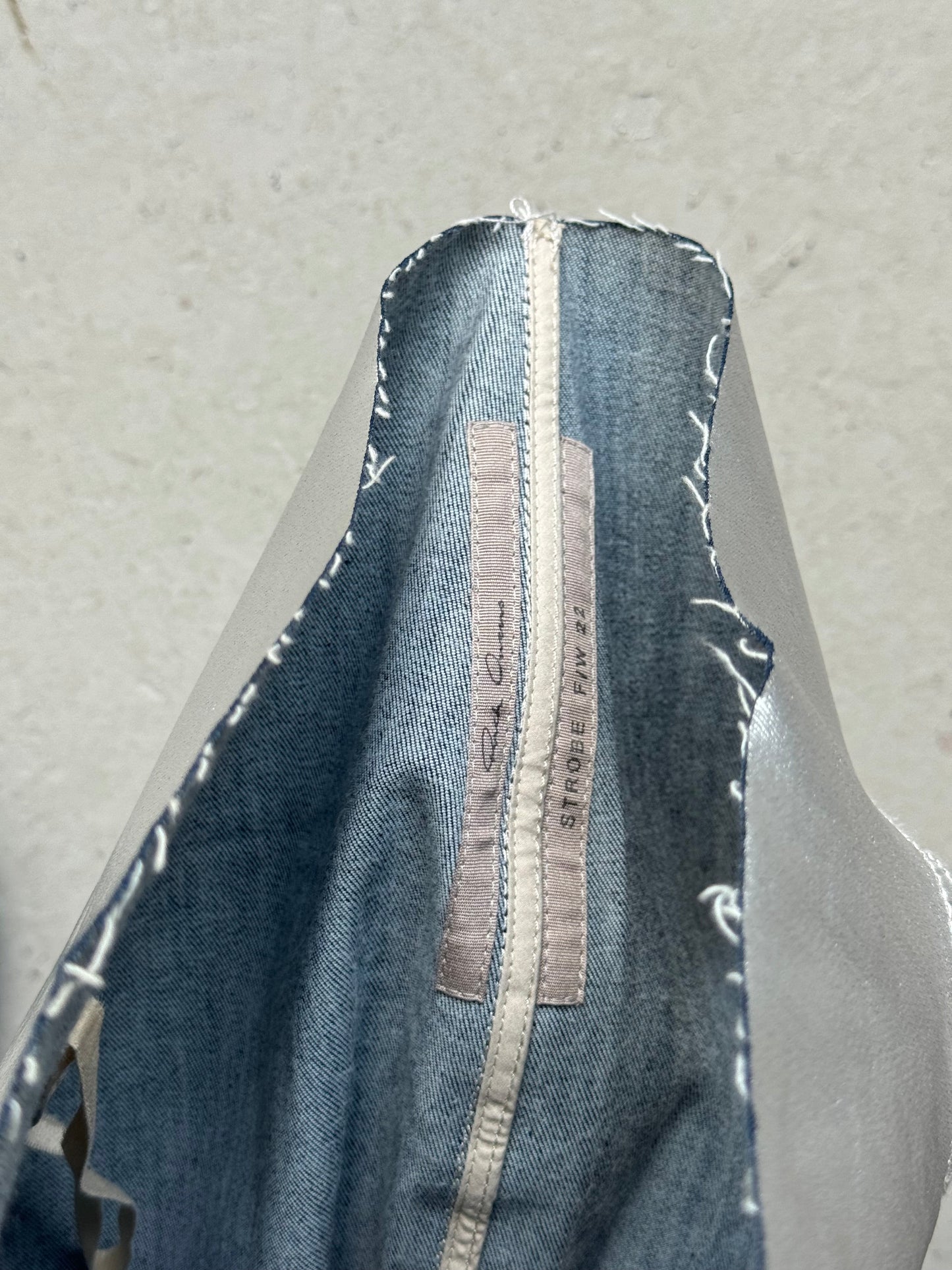 Rick Owens SAMPLE FW22 Strobe Aluminum Bustier Top (38)