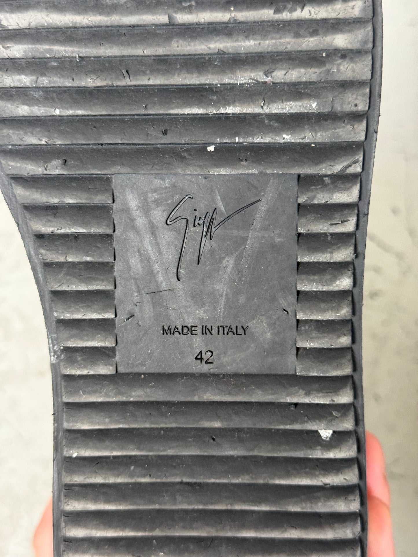 Giuseppe Paneled High Top Sneakers (42)