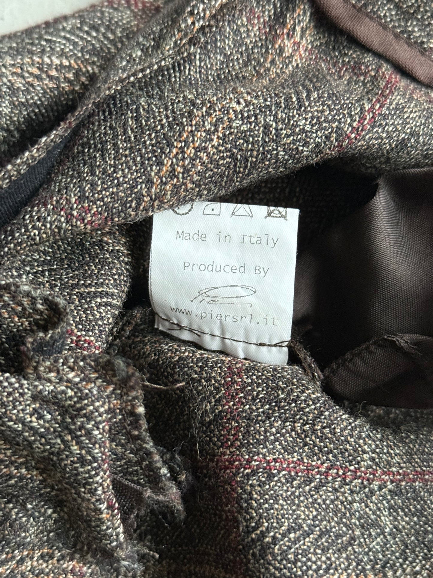 Dirk Van Saene Plaid Trousers (40)