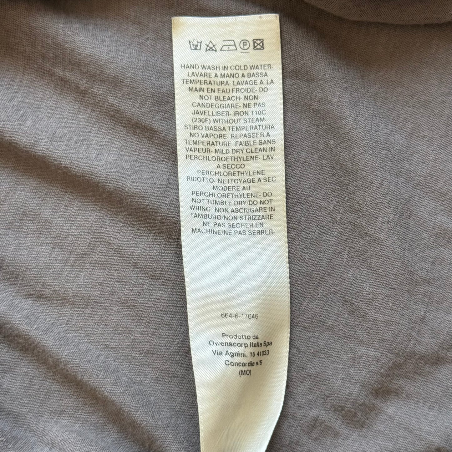 Rick Owens FW21 GETHSEMANE Dust Short Sleeve Shirt (XL)