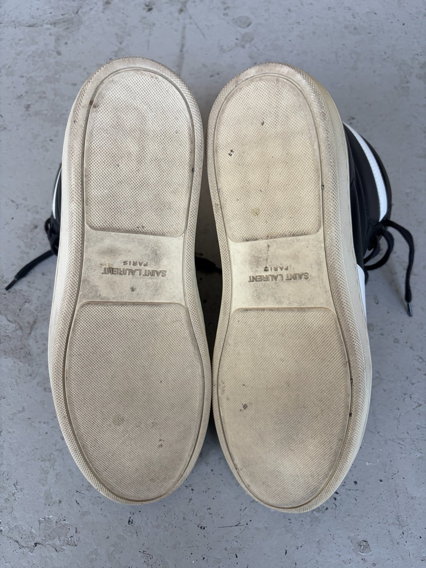 Saint Laurent Paris SL/10H Leather High Top (42 1/2)