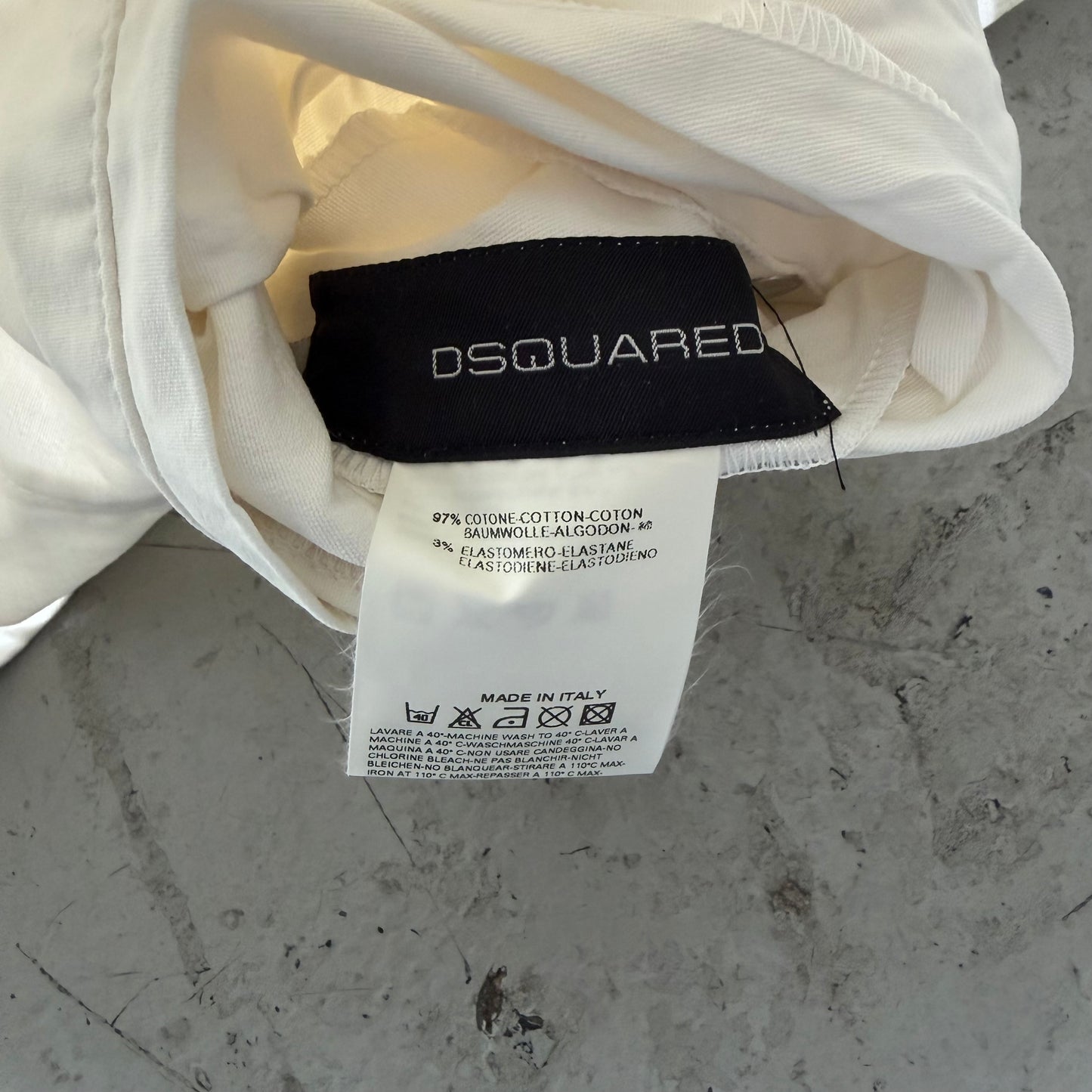 Dsquared2 SS03 White Multi Pocket Cargo Jacket (44)