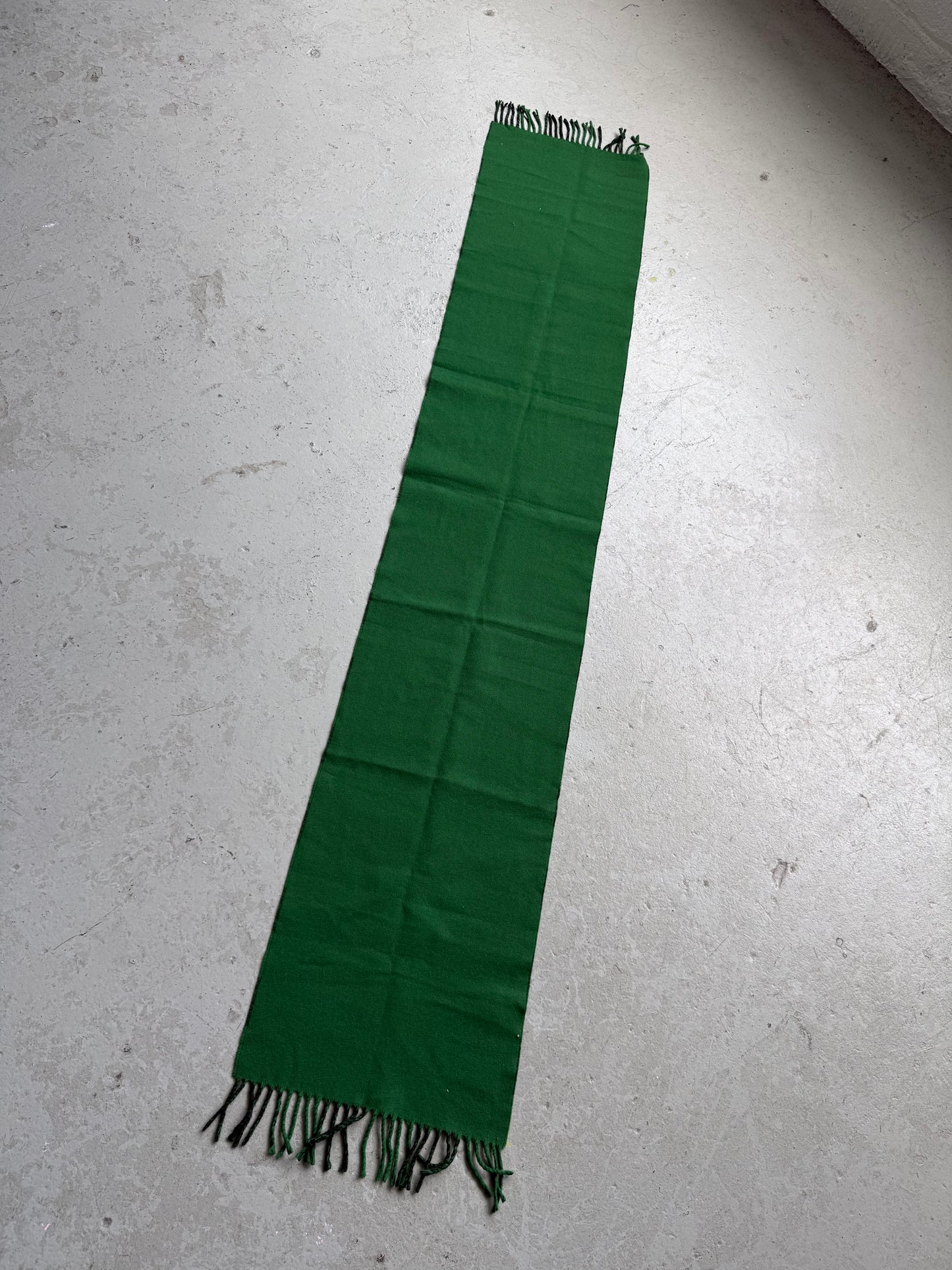 Dior Homme Green Plaid Scarf (OS)