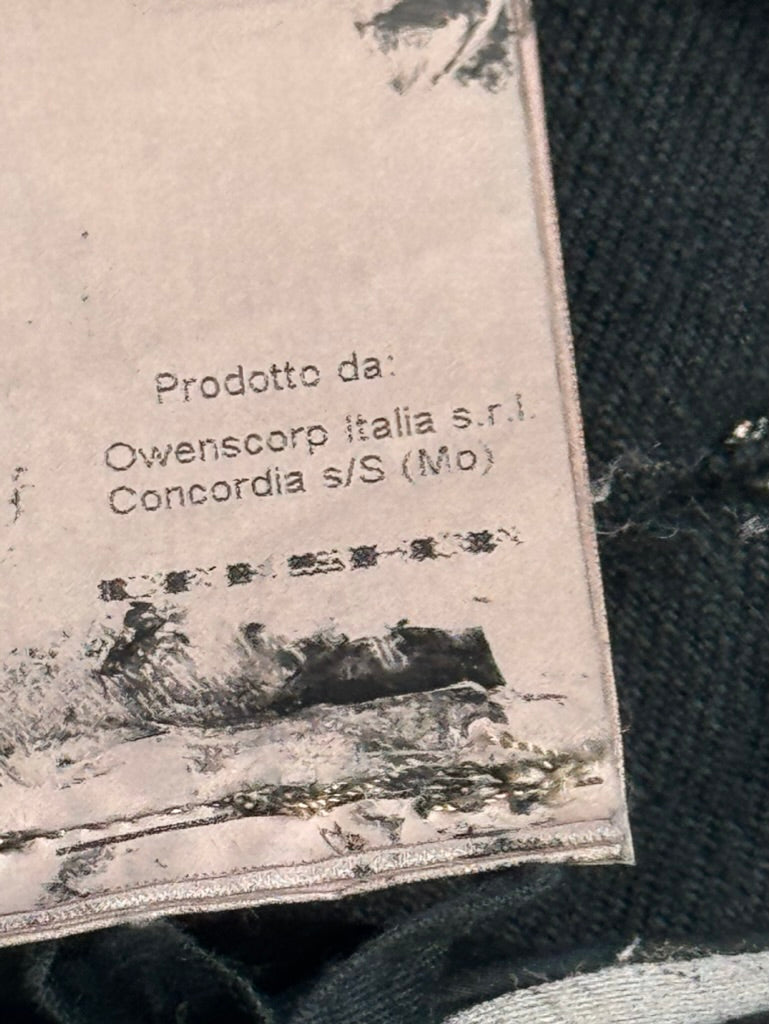 Rick Owens DRKSHDW SS16 Waxed Aircut Denim (L)