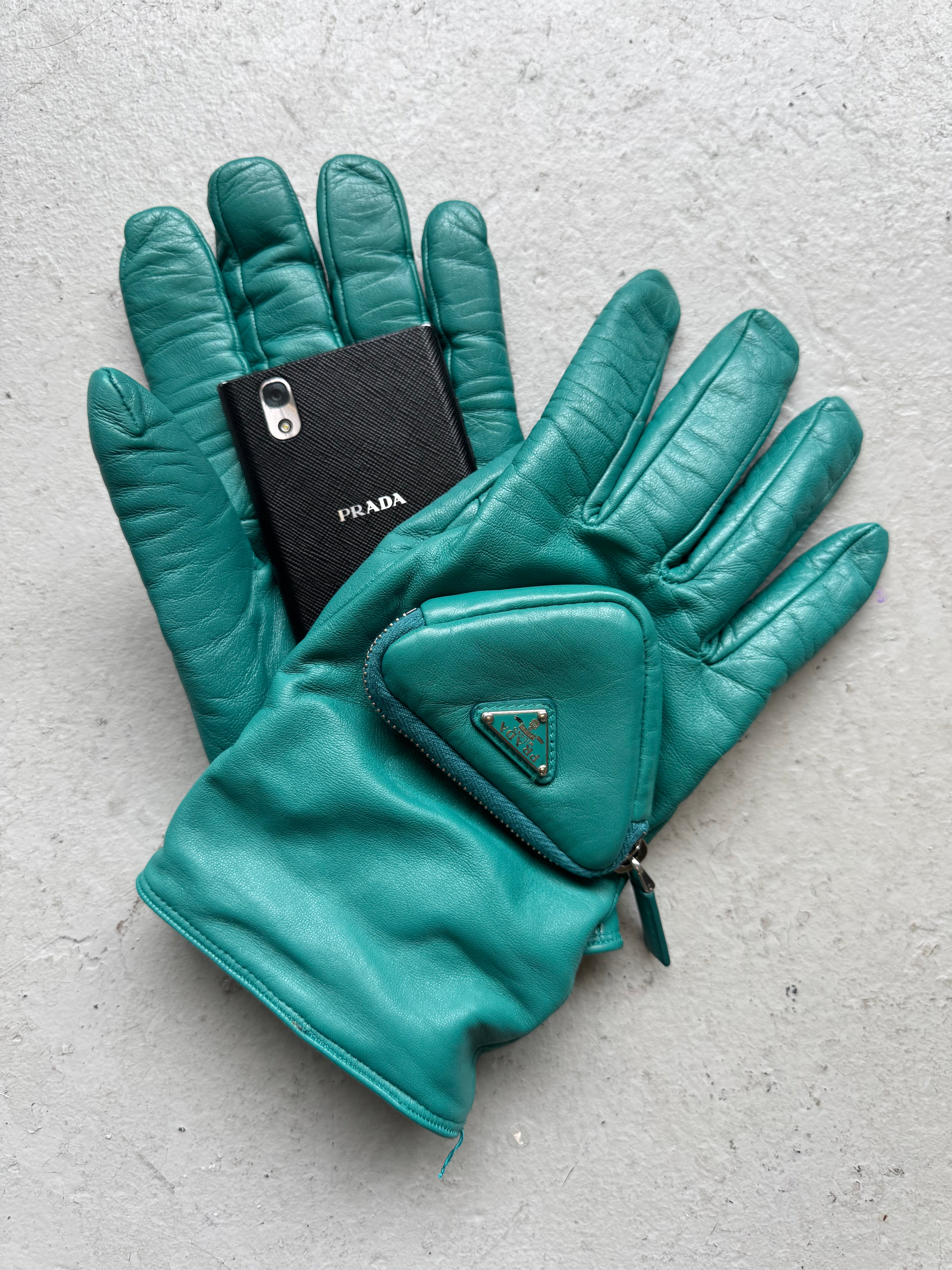 Prada by Raf Simons FW21 Nappa Leather Pocket Gloves – marco sqrd