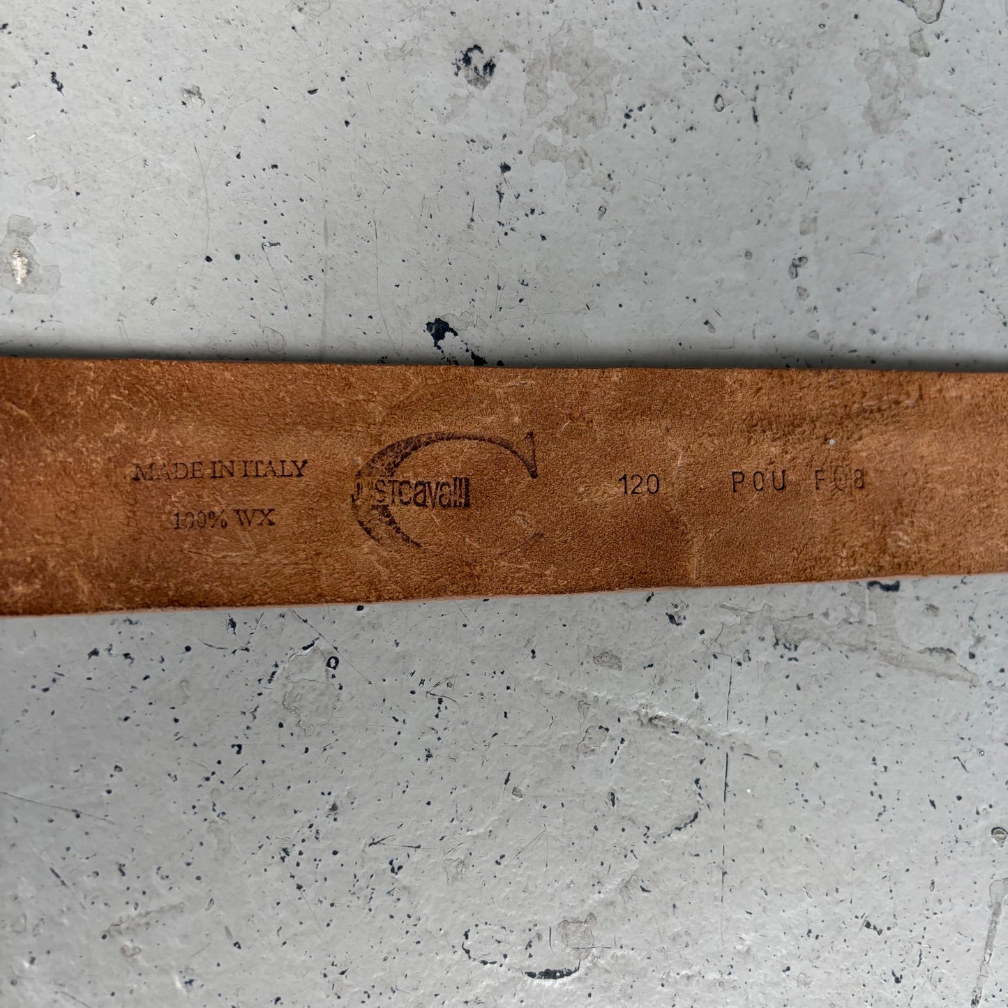 Roberto Cavalli "Just Cavalli" Crocodile Belt (OS)