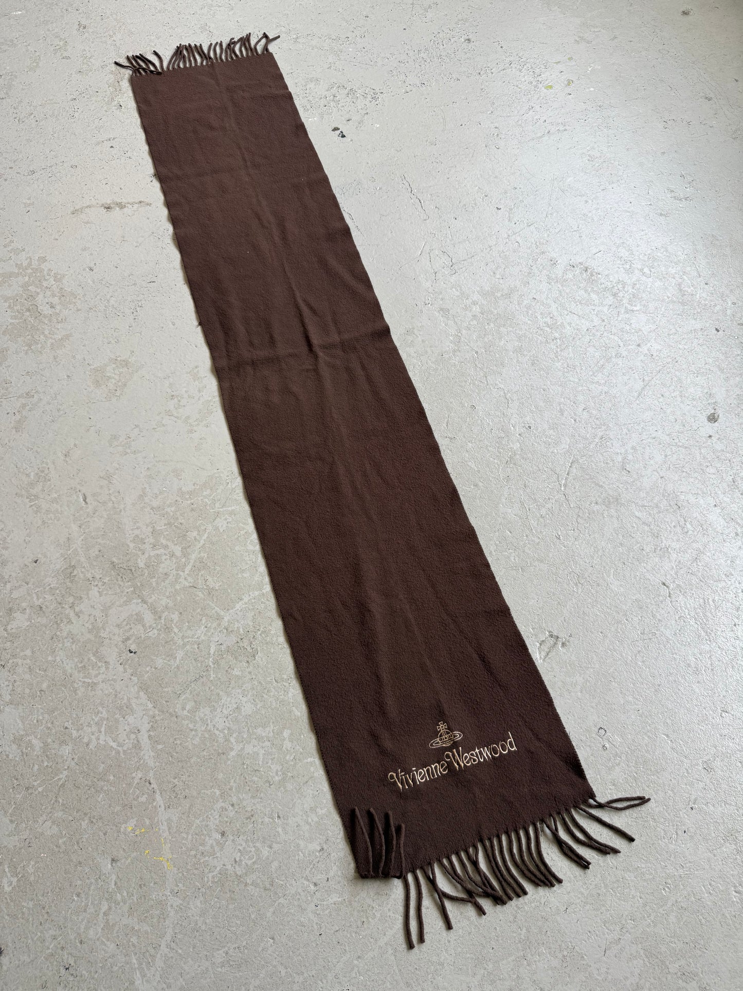 Vivienne Westwood MAN Brown Scarf (OS)