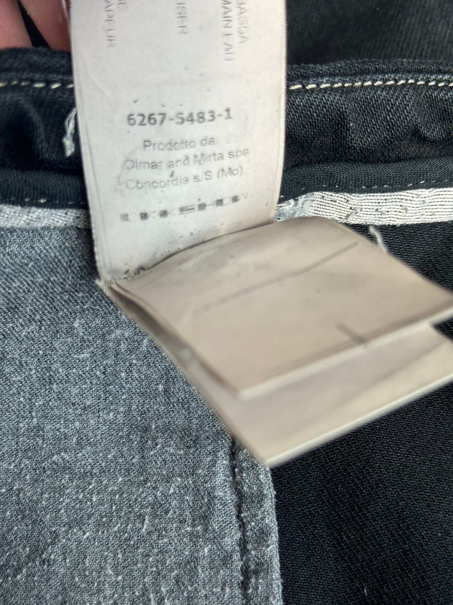 Rick Owens DRKSHDW FW15 "Blackety Black" Aircut Denim (L)