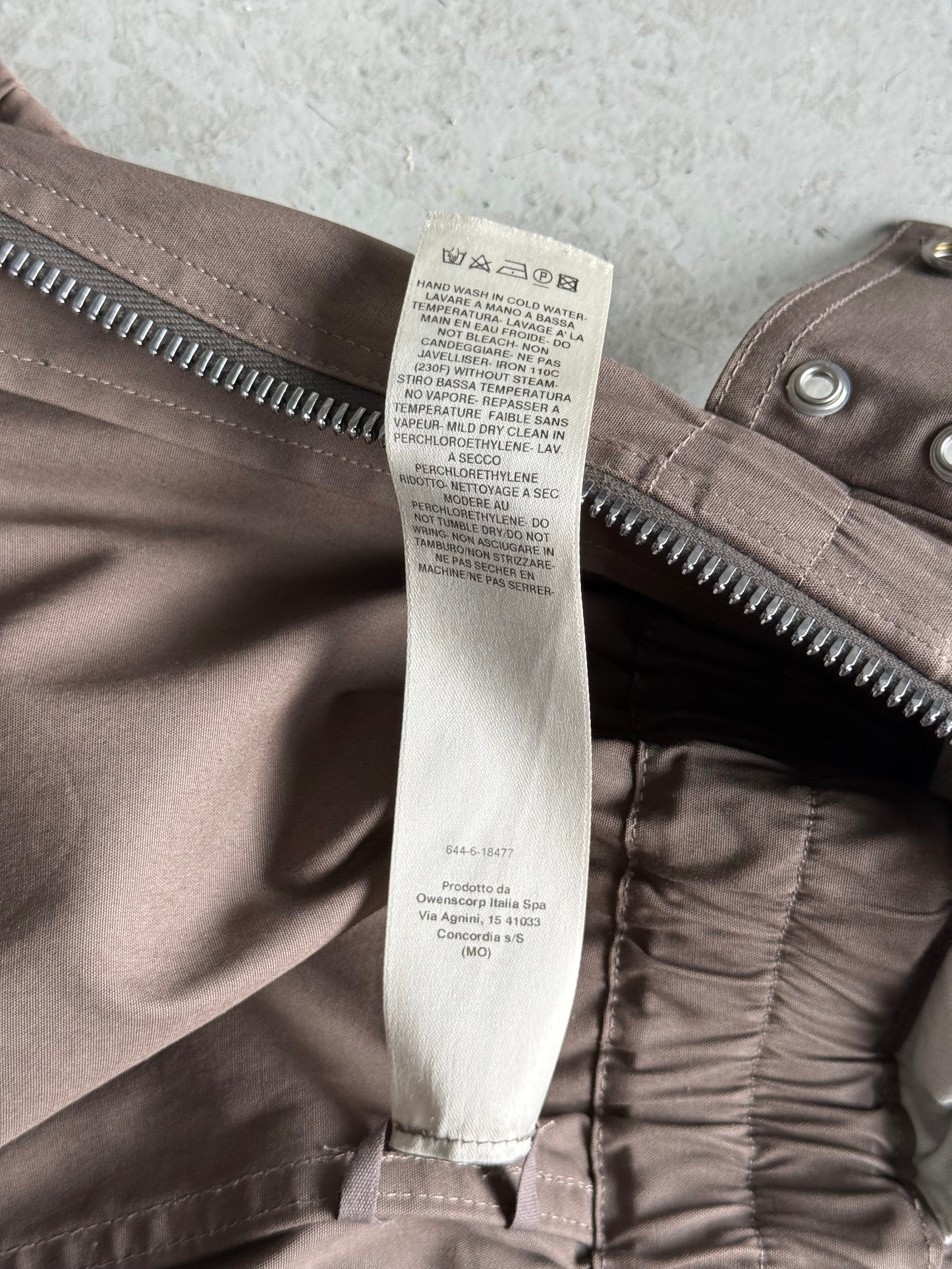 Rick Owens SS22 FOGACHINE Dust Larry Bauhaus Flight Suit (54)