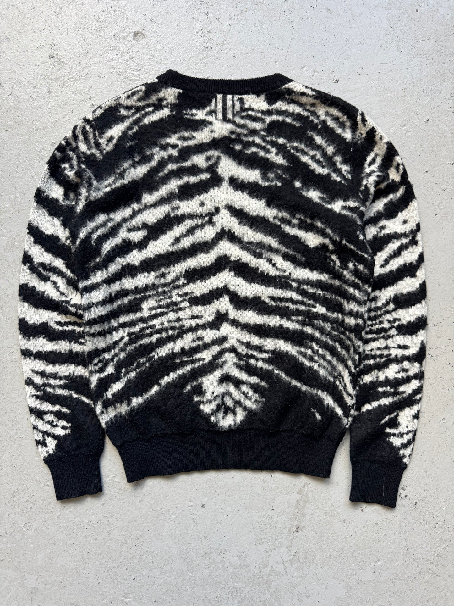 Saint Laurent Paris 2014 Zebra Print Sweater (S)