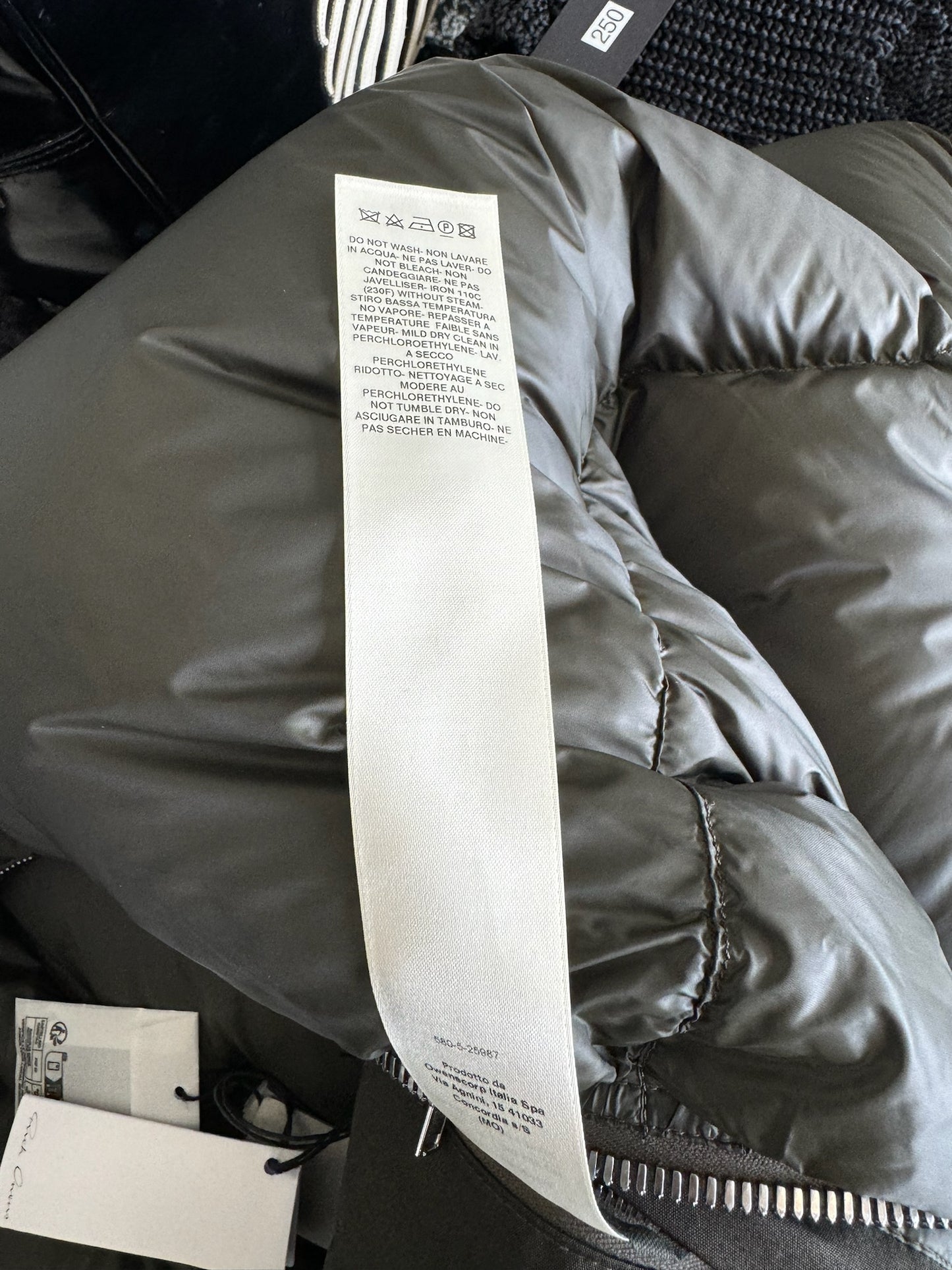 Rick Owens Porterville FW24 Sail Duvet Down Jacket (UNI)