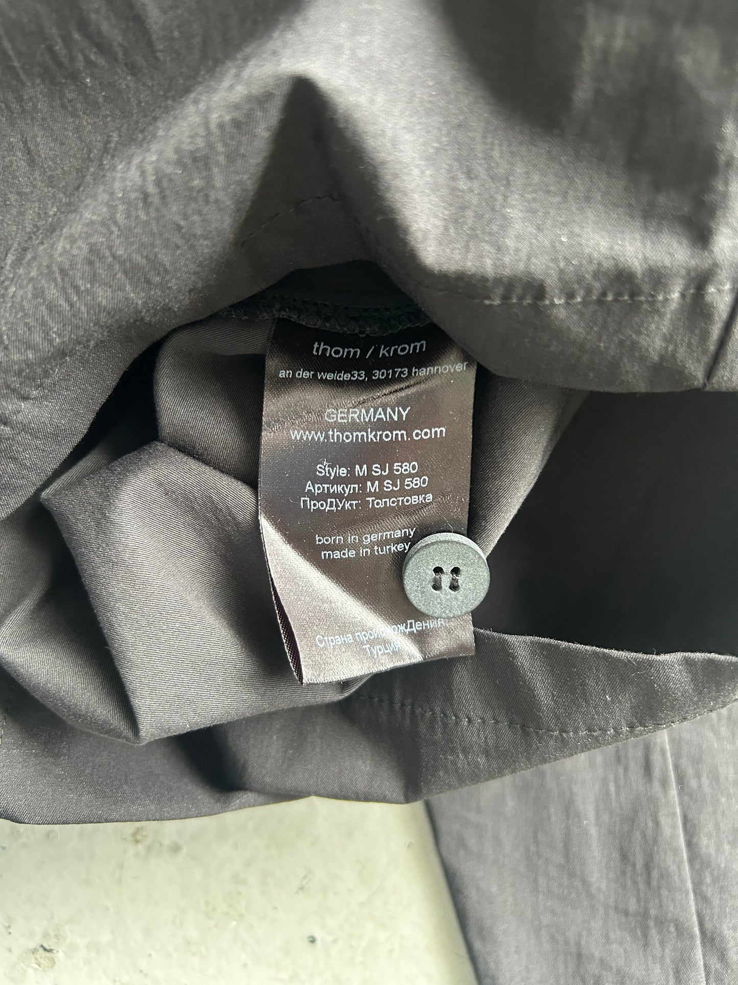 Thom Krom Button Up Shirt (L)