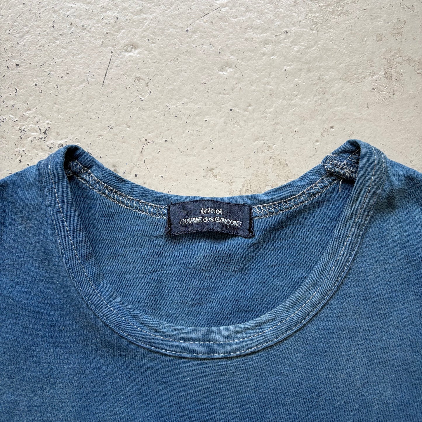 Comme Des Garcons Tricot Blue Tank Top (S)
