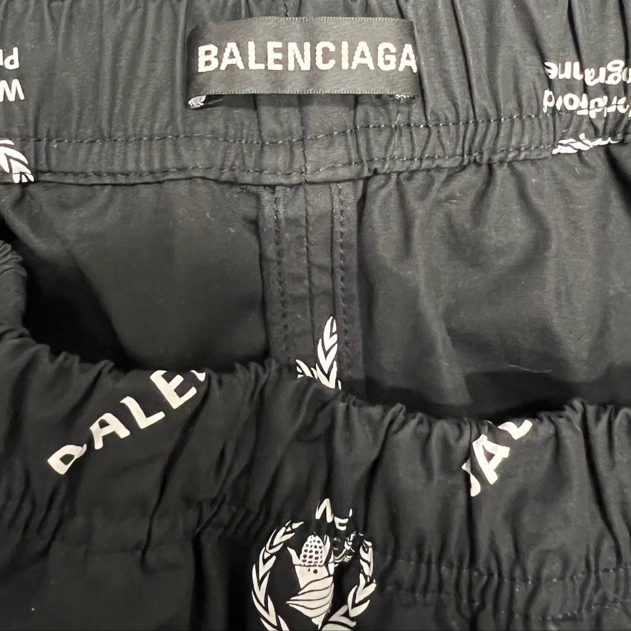 Balenciaga World Food Programme Black Pants (31)