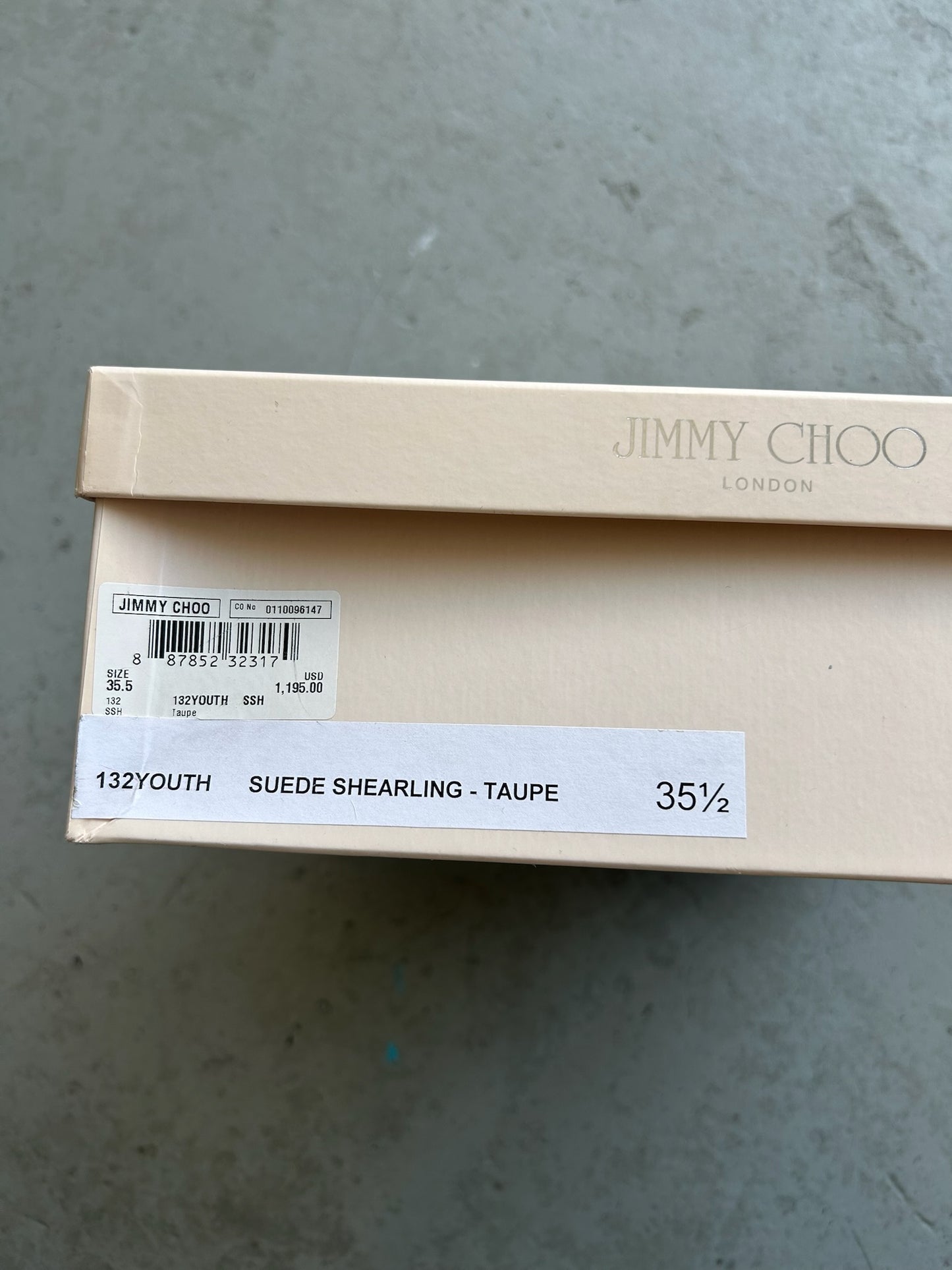 Jimmy Choo Suede Shearling Boots (35.5)