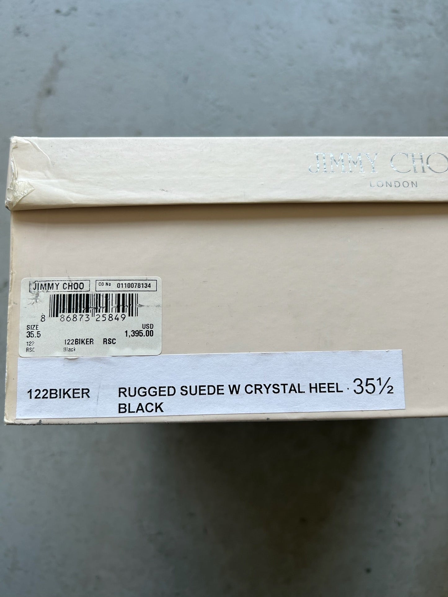 Jimmy Choo Rugged Suede Crystal Boots (35.5)