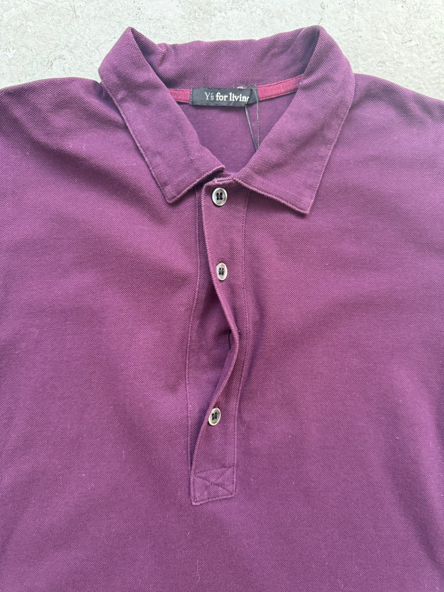 Y's For Living Purple Polo (S)