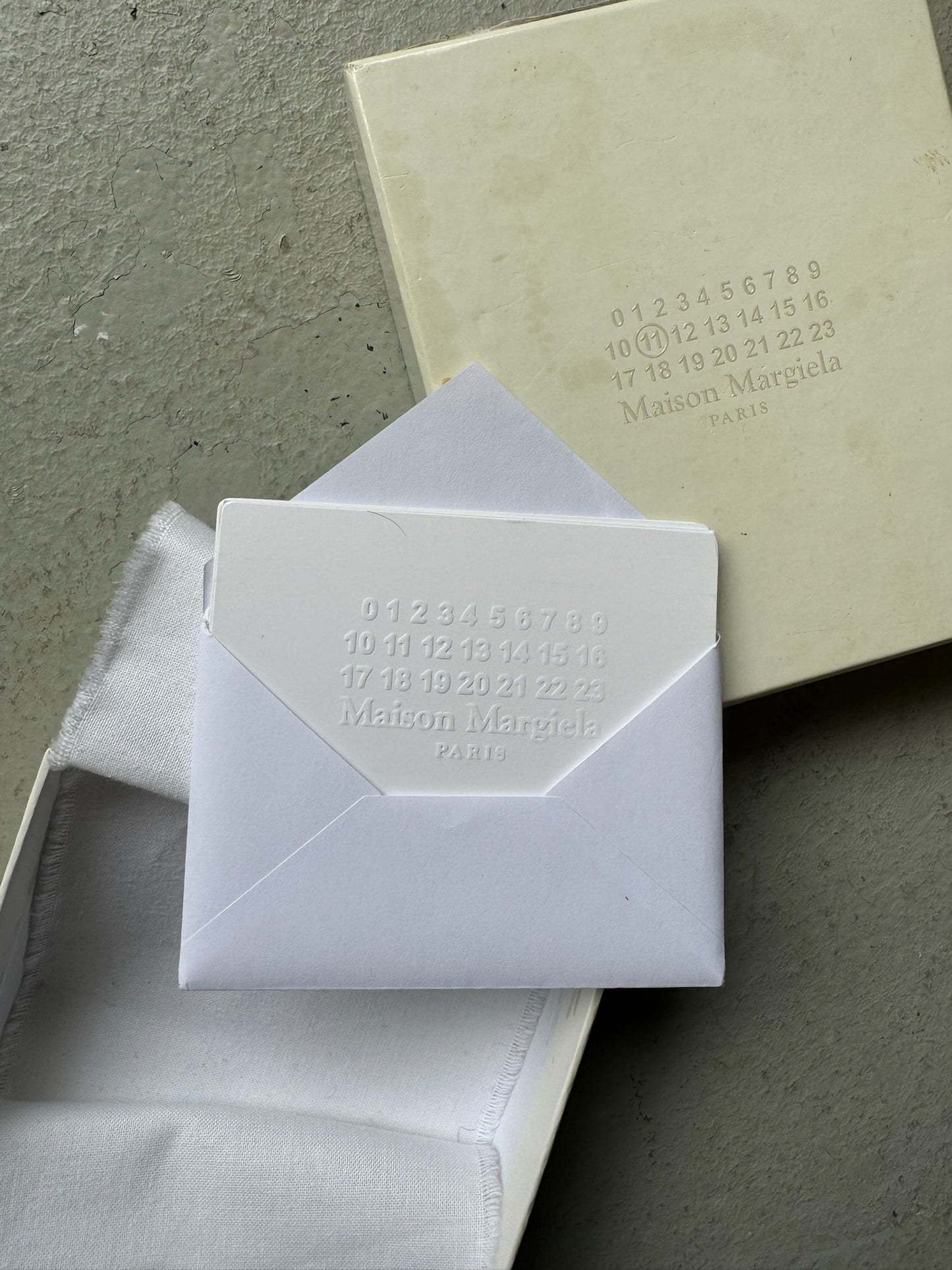 Maison Margiela Black Small Tri Fold Wallet With Box (OS)