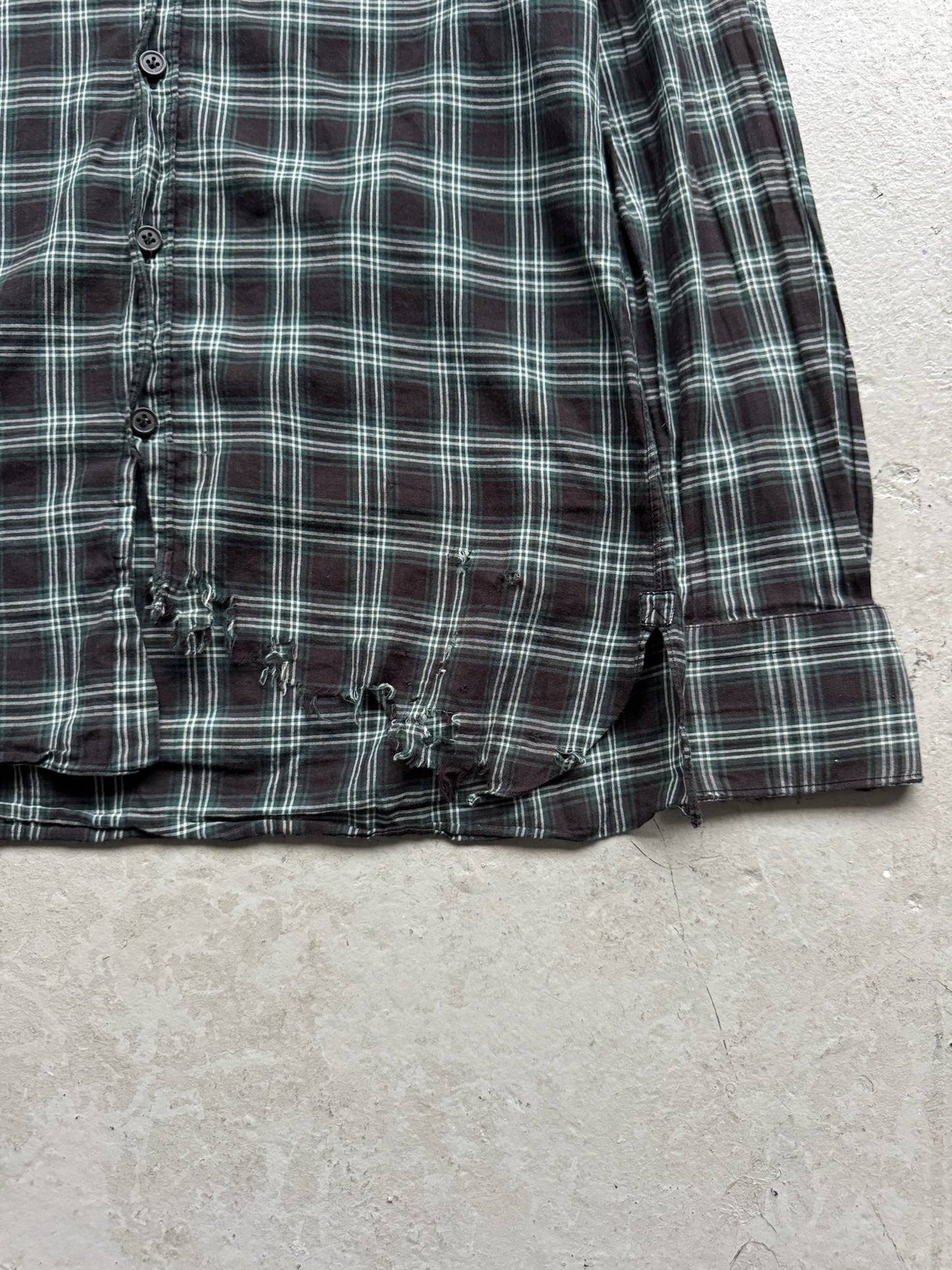 Lanvin Plaid Button Up Shirt (37)