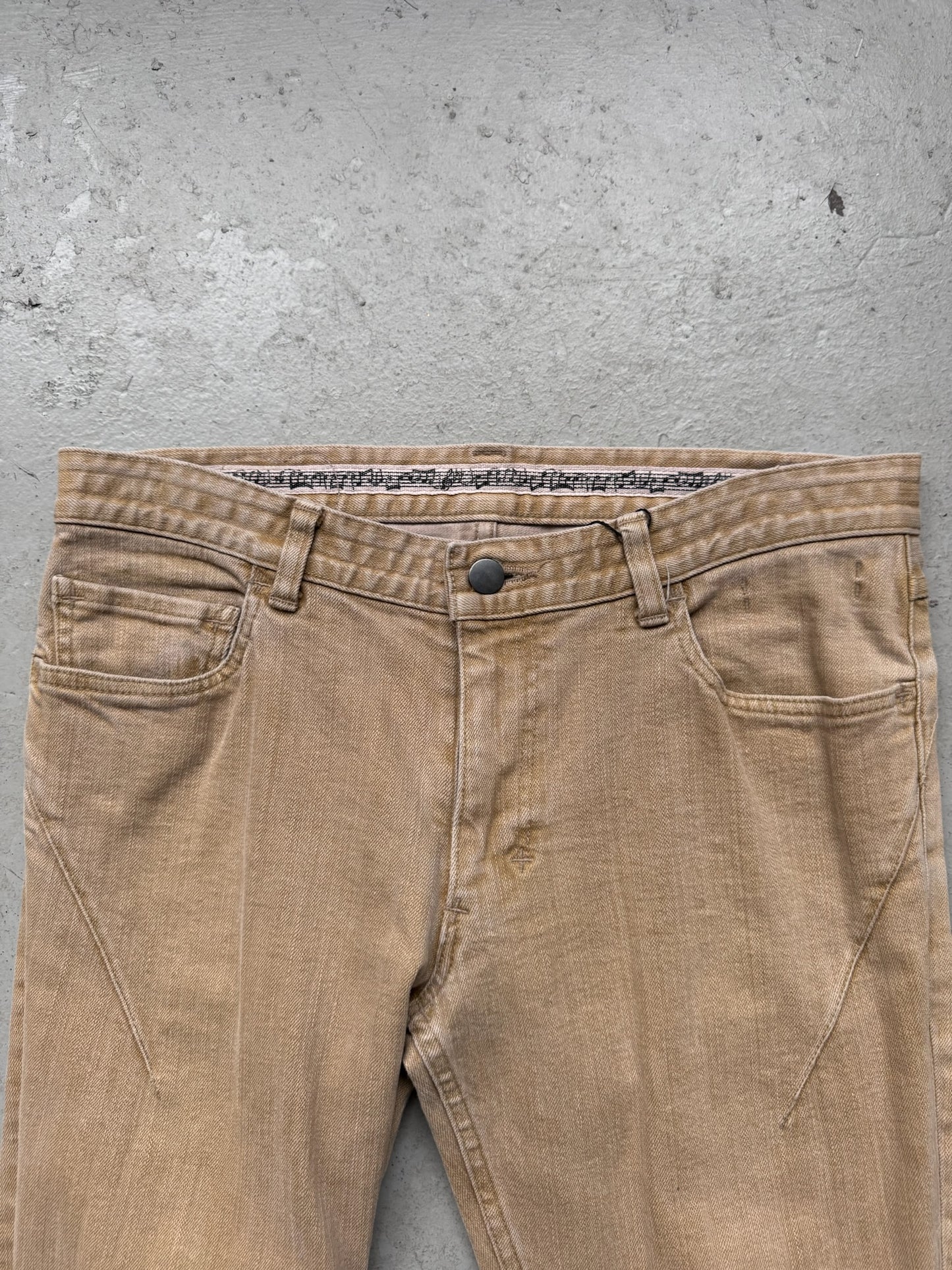 Number Nine Heart Tab Cotton Khakis (3)