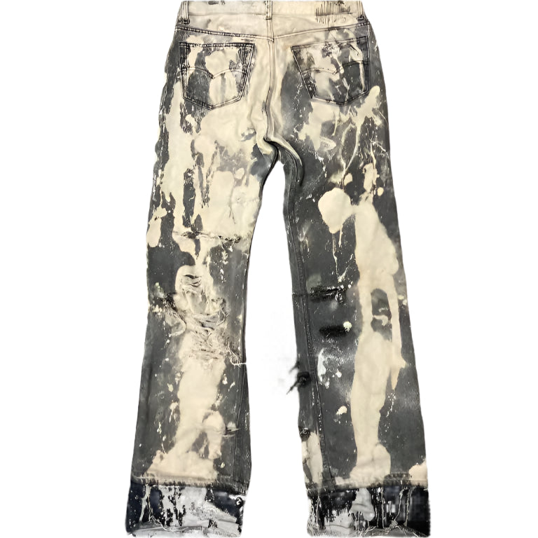 Ends RP Bleached Splatter Denim Pants (L)