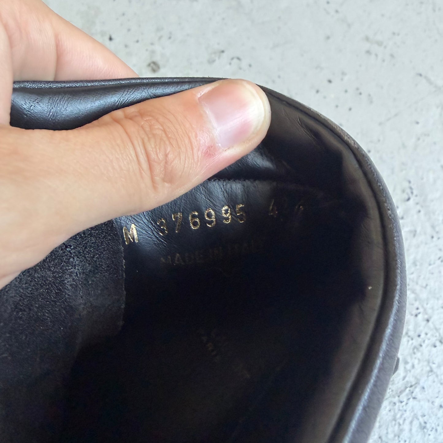 Saint Laurent Paris SL18H Black High Top Sneakers (42.5)