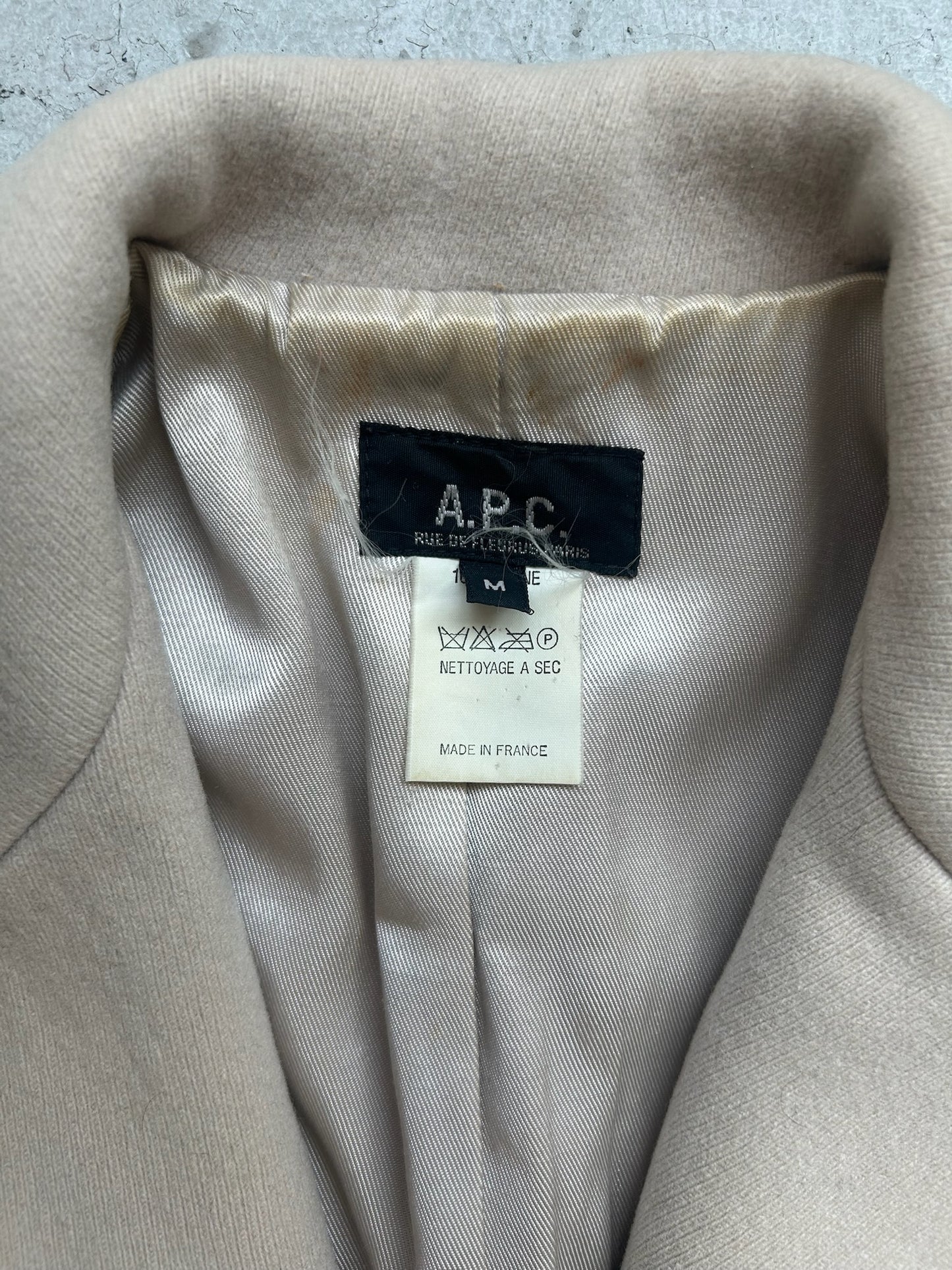 A.P.C. Wool Tan Coat (M)