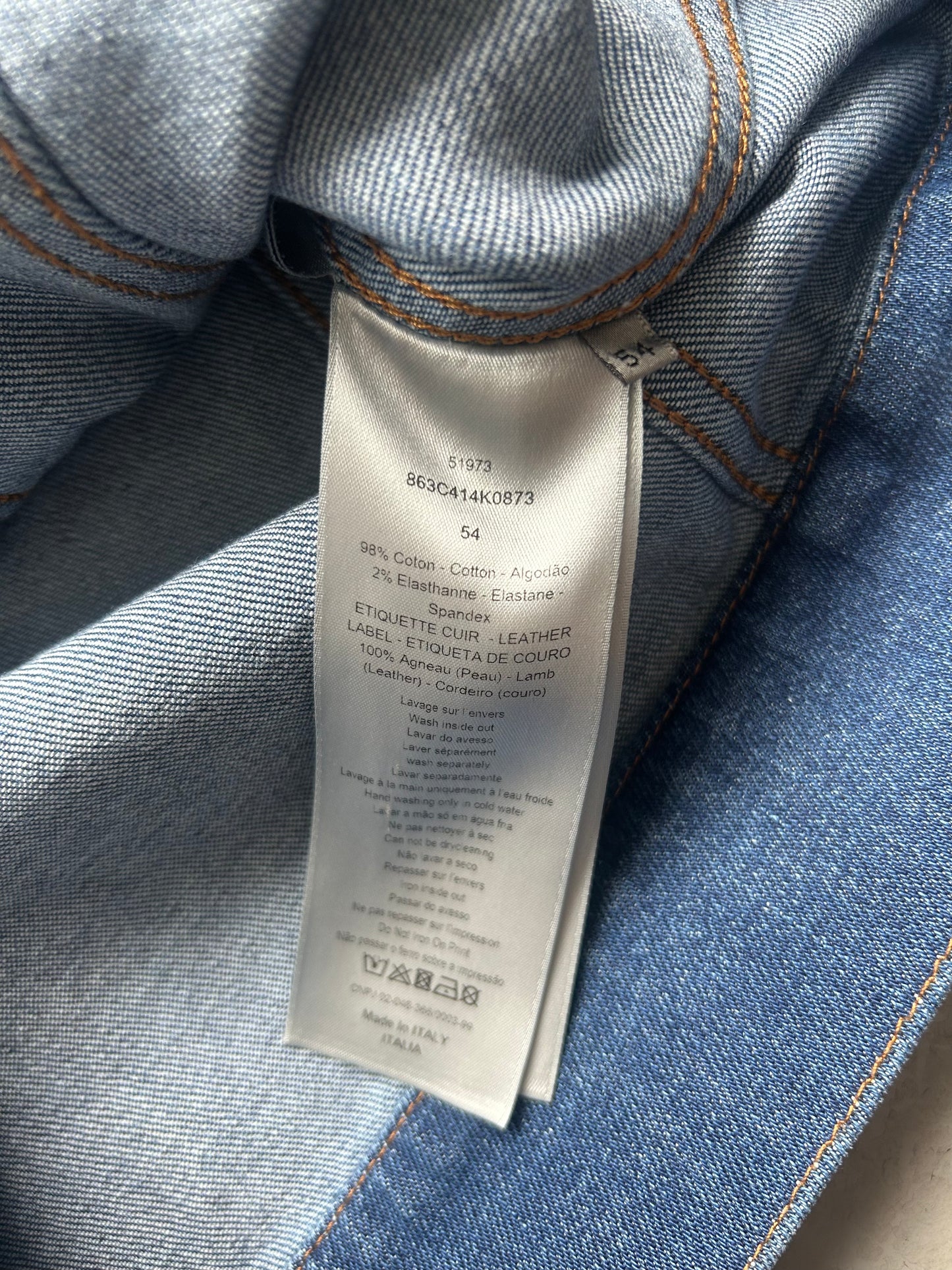 Dior Homme Atelier Denim Jacket (54)
