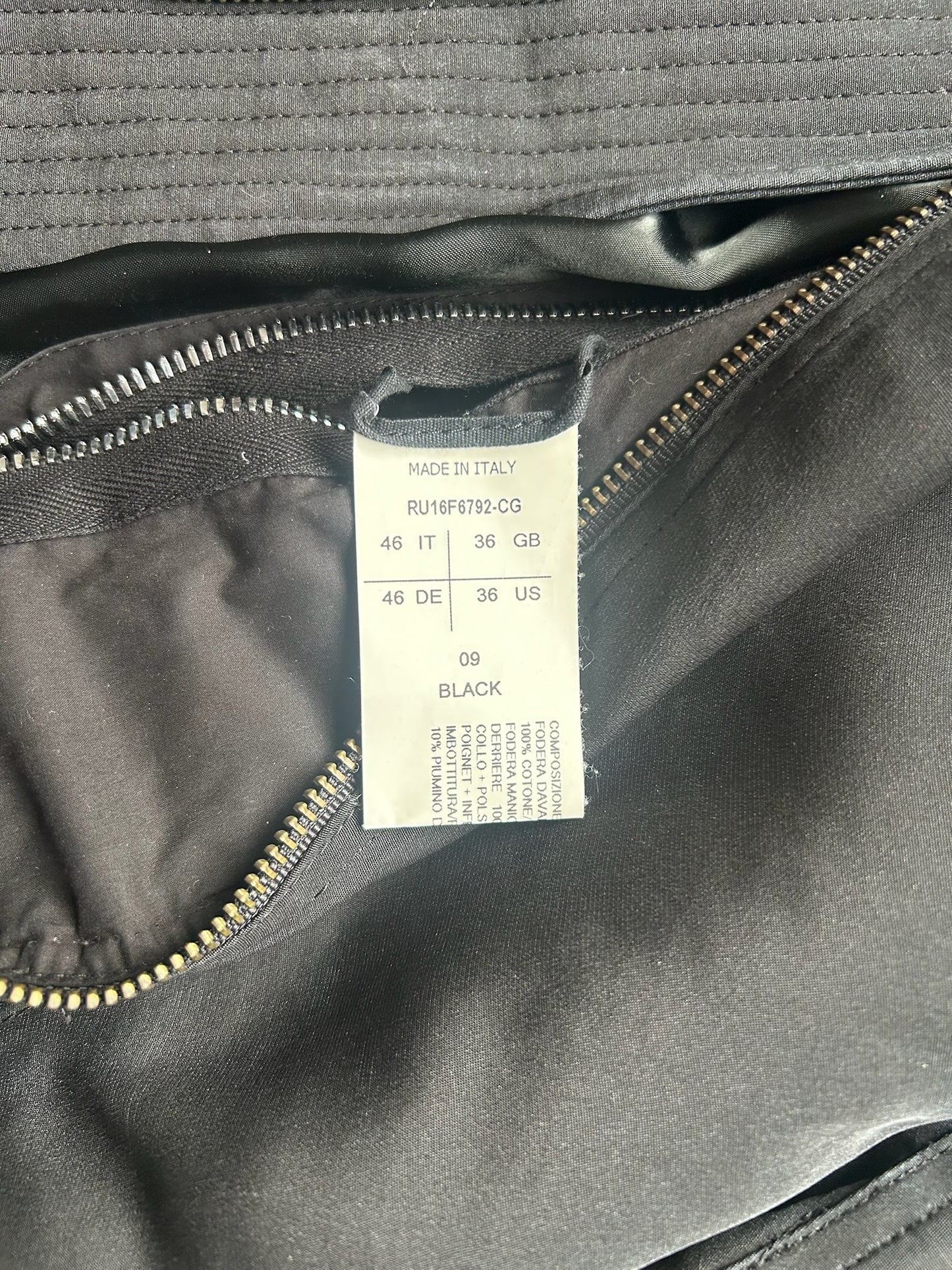 Rick Owens FW 16 MASTODON Silk Down Bomber Jacket (46)