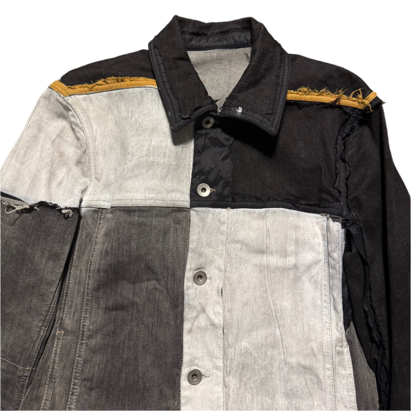 Rick Owens DRKSHDW White Wax Sample Worker Jacket (S)