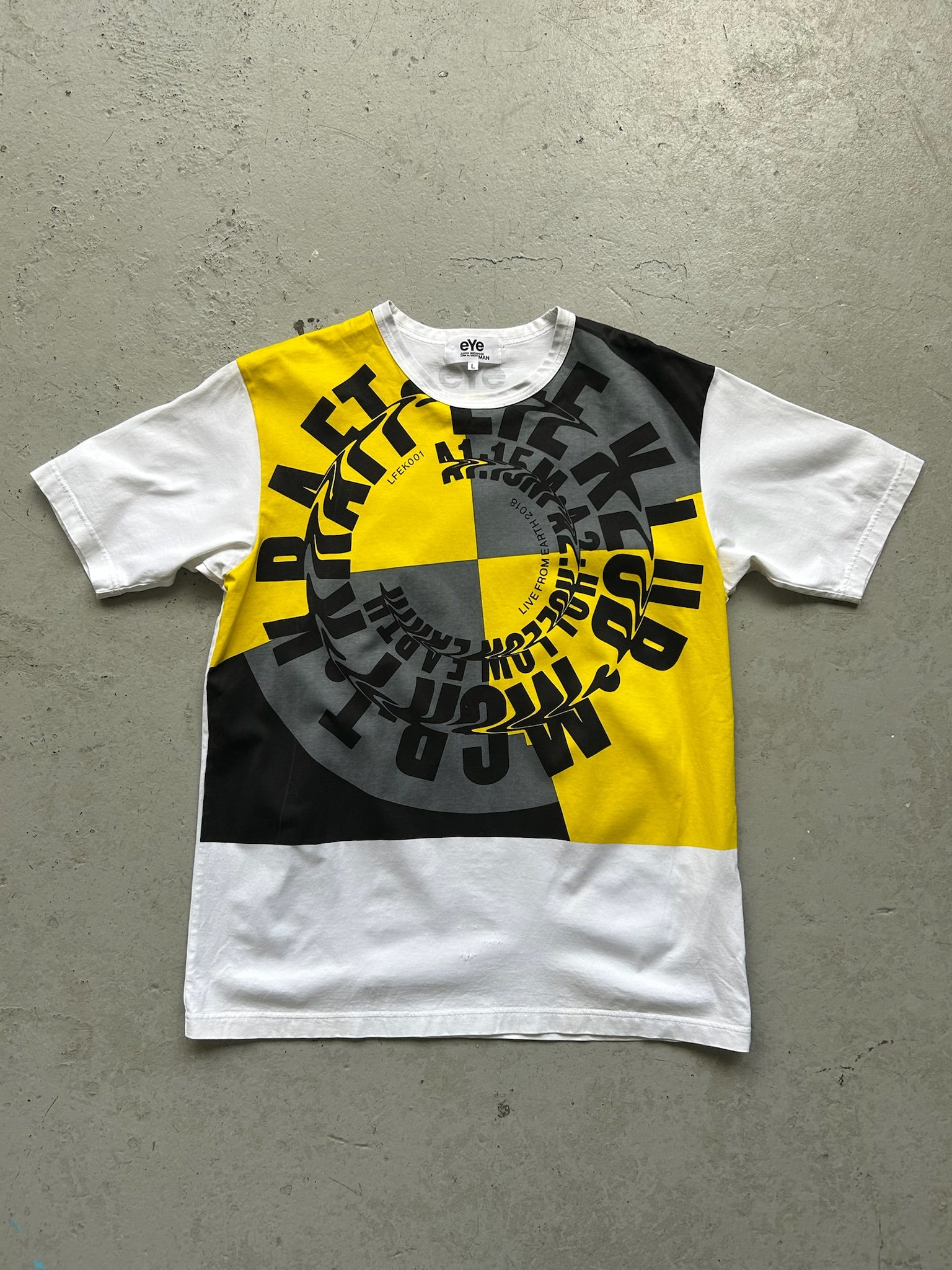 Junya Watanabe Comme Des Garcons Man eYe 2018 Black & Yellow Short
