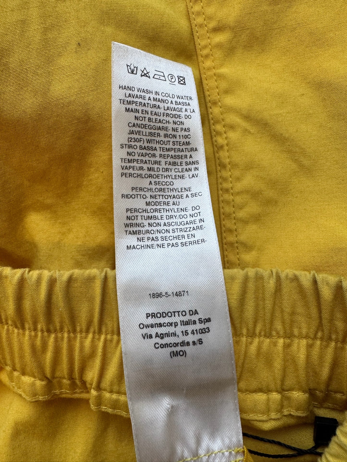 Rick Owens SS20 Tecuatl Lemon Baushaus Cargo Shorts (52)