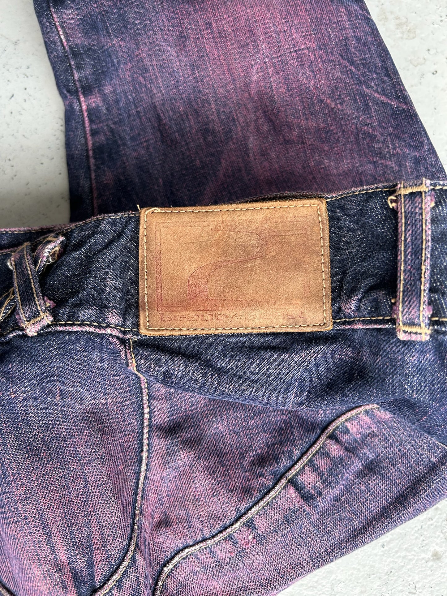 Beauty Beast Purple Wash Denim (2)
