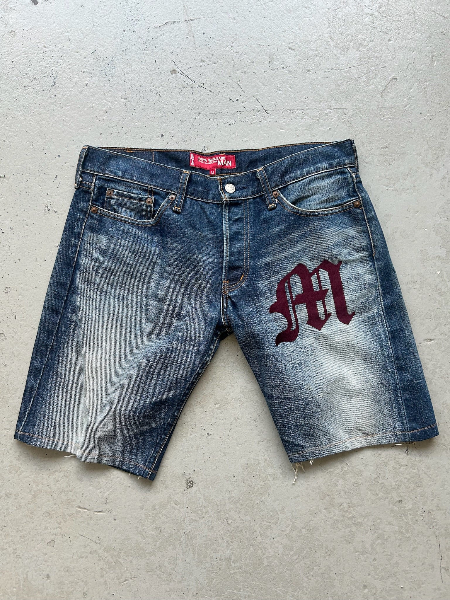 Junya Watanabe Comme Des Garcons Man X Levi's 2002 Denim Shorts (M