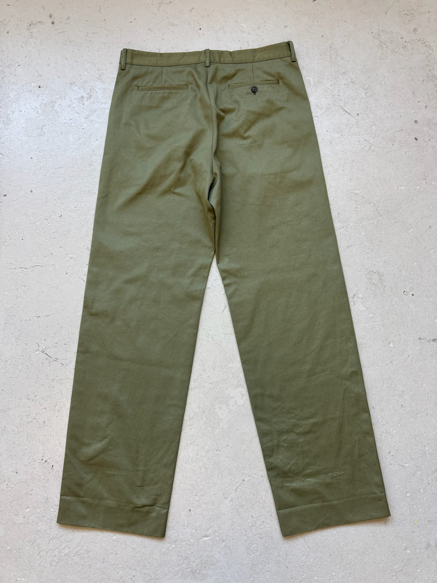 Balenciaga Paris Olive Trousers (44)