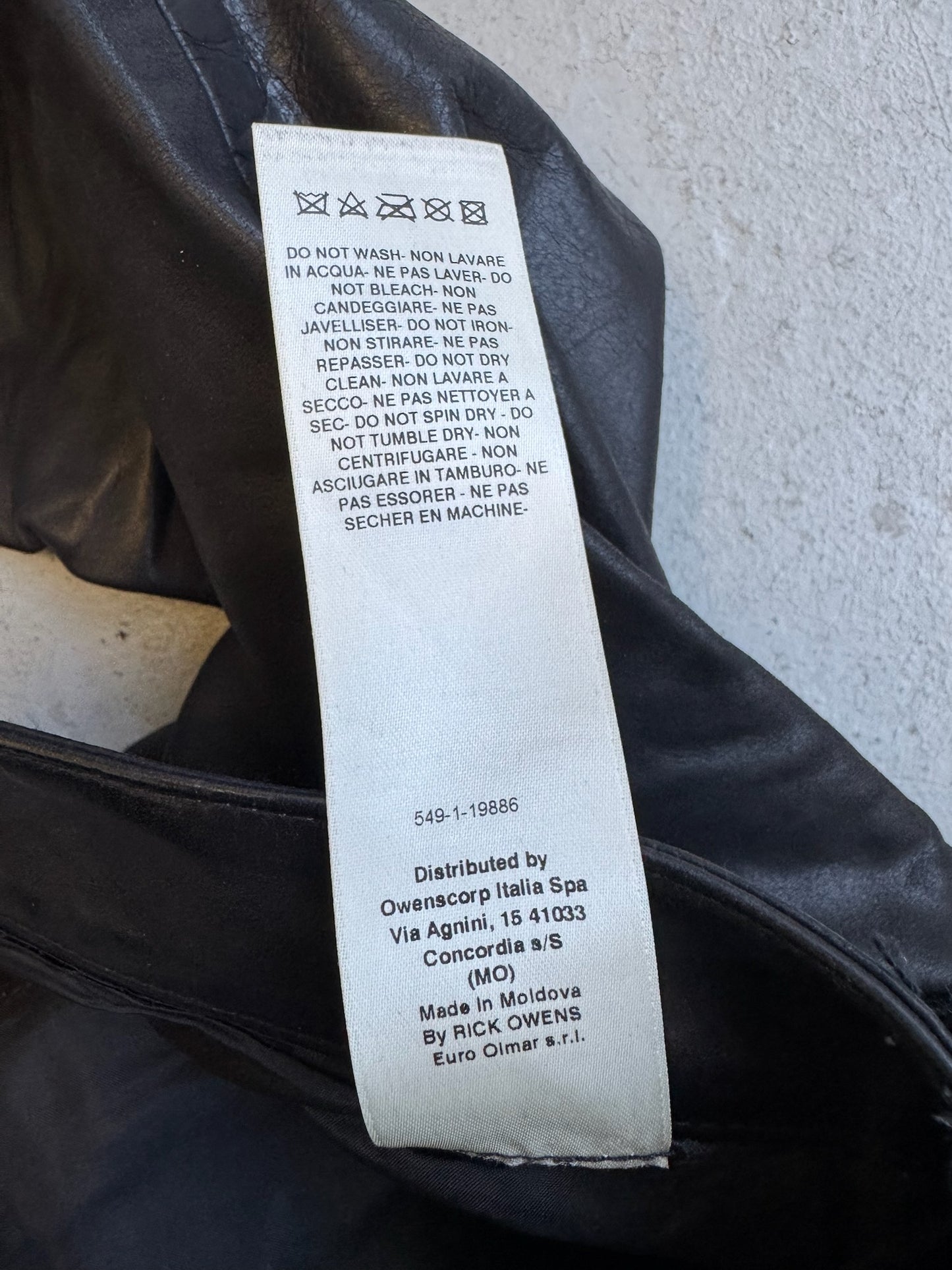 Rick Owens FW22 Strobe Leather Bottoms (46)