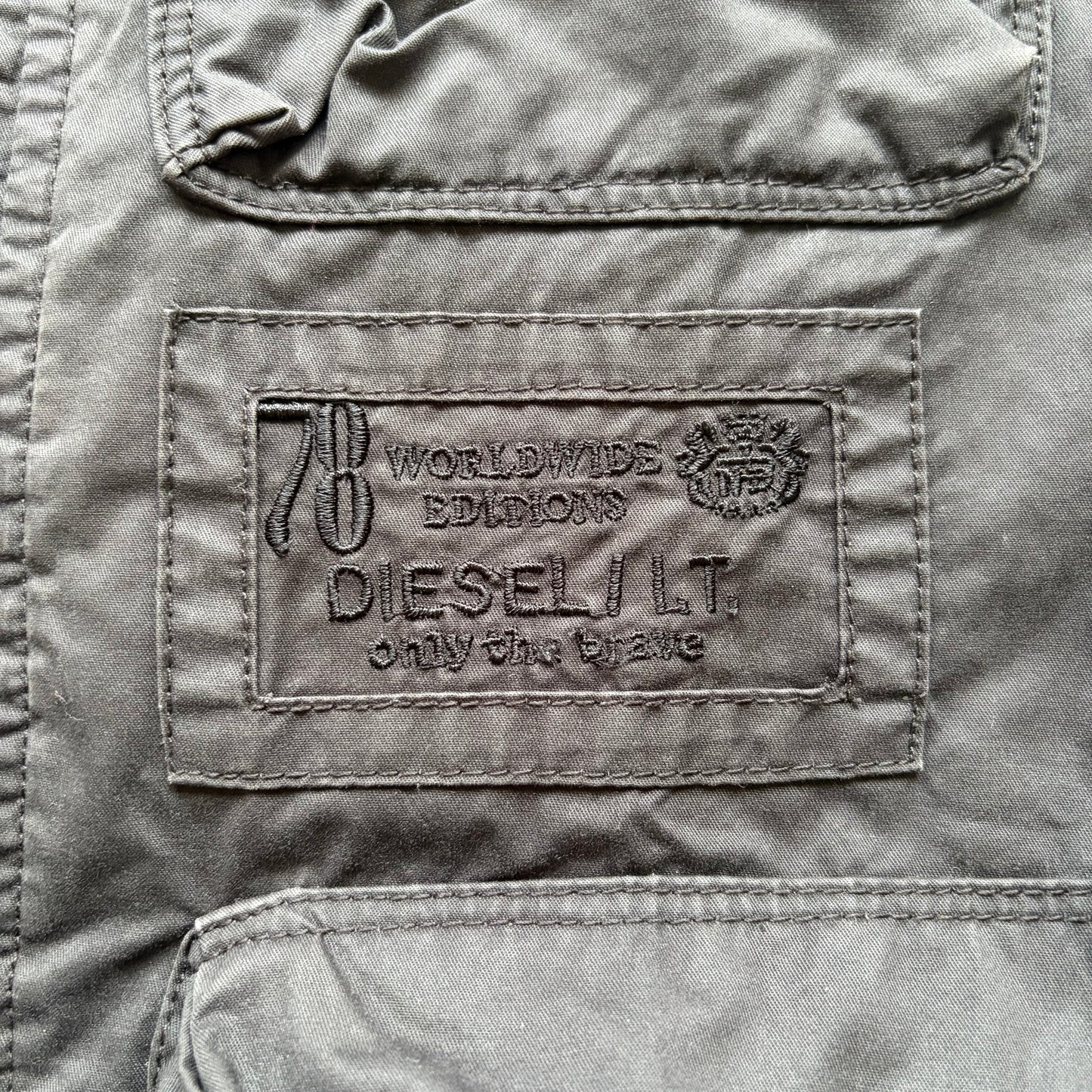 Diesel Black Cargo Vest (M)
