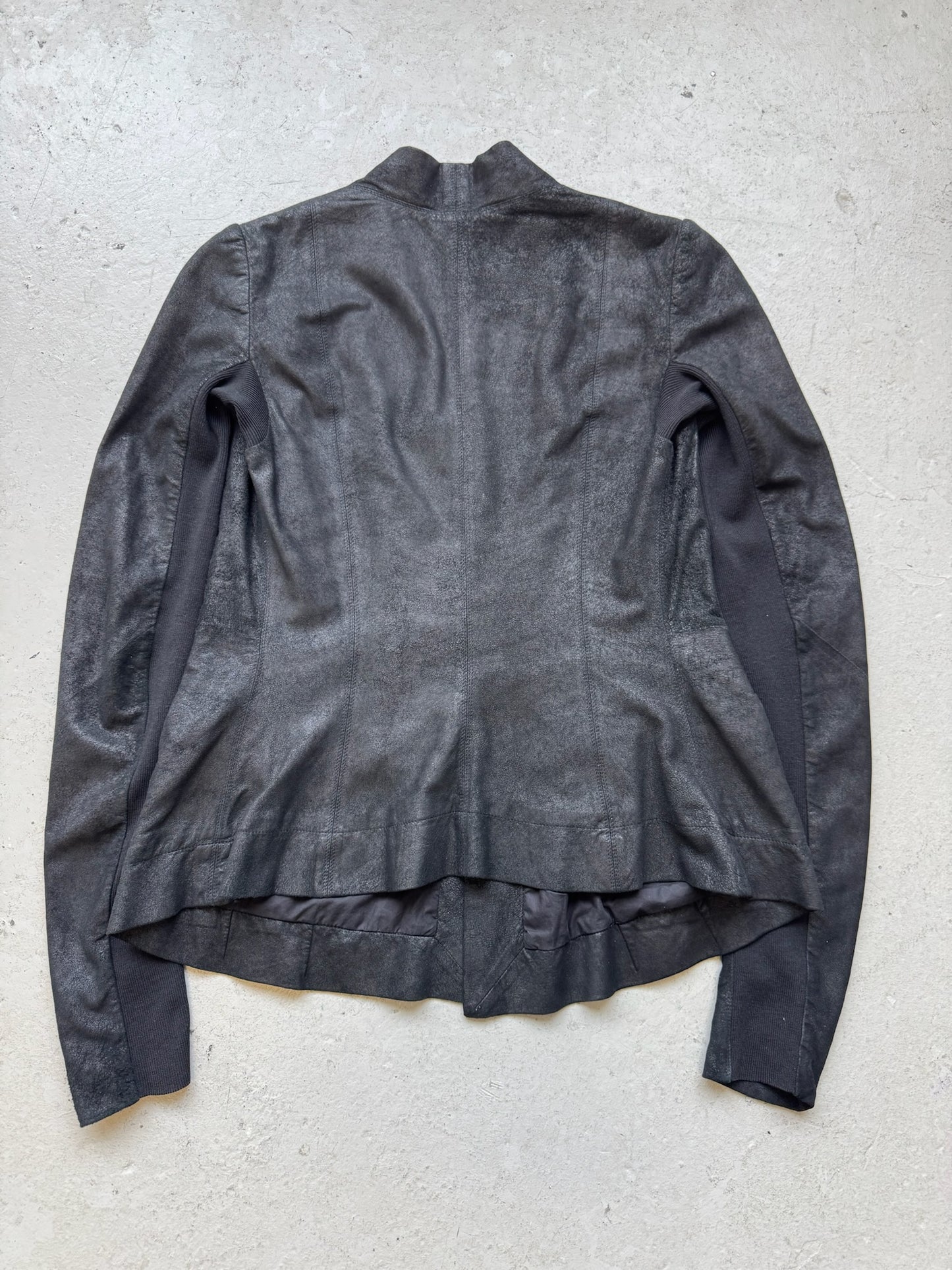 Rick Owens FW09 Crust Leather Blazer (S)