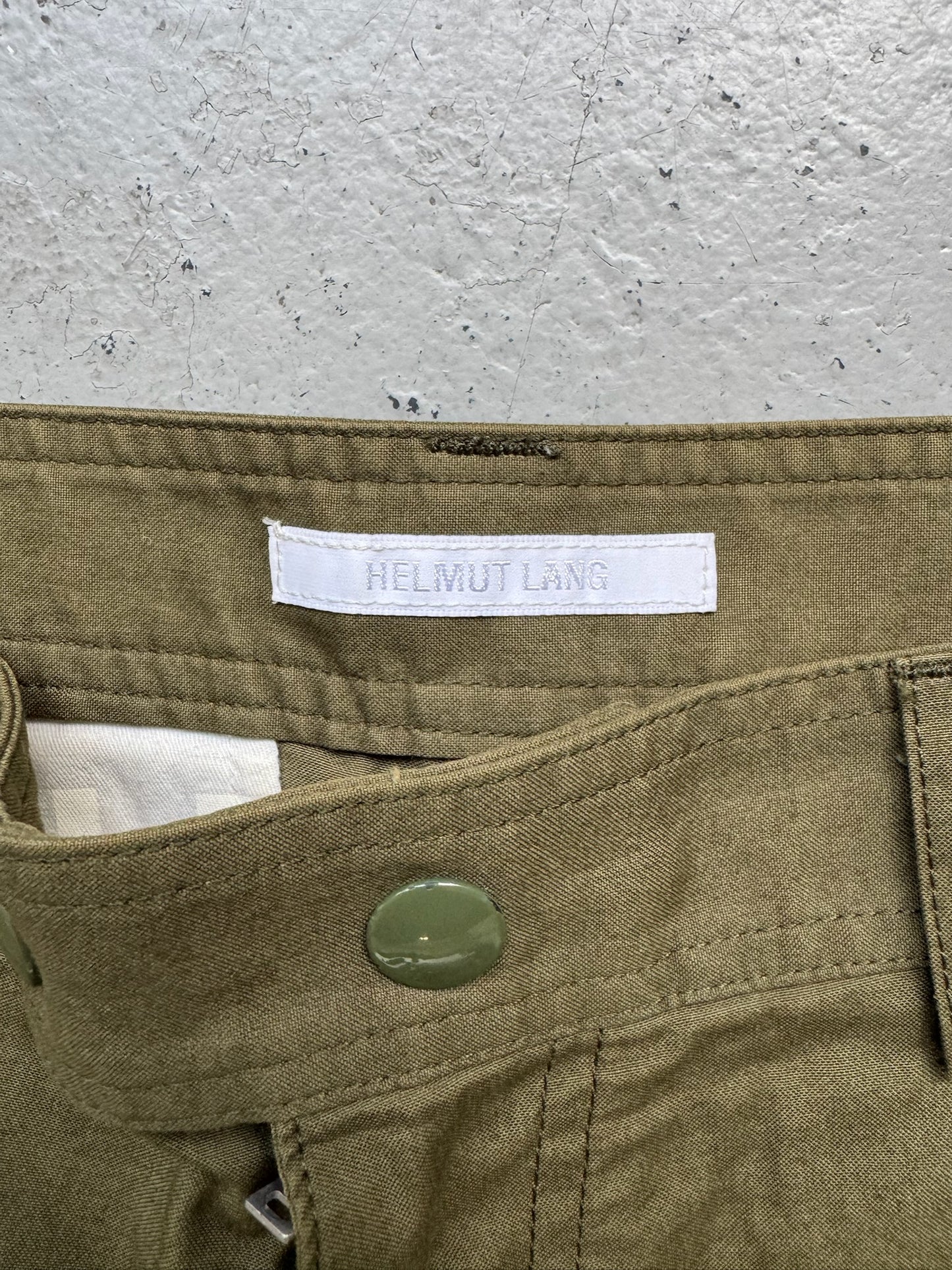 Helmut Lang Olive Astro Pants (31)