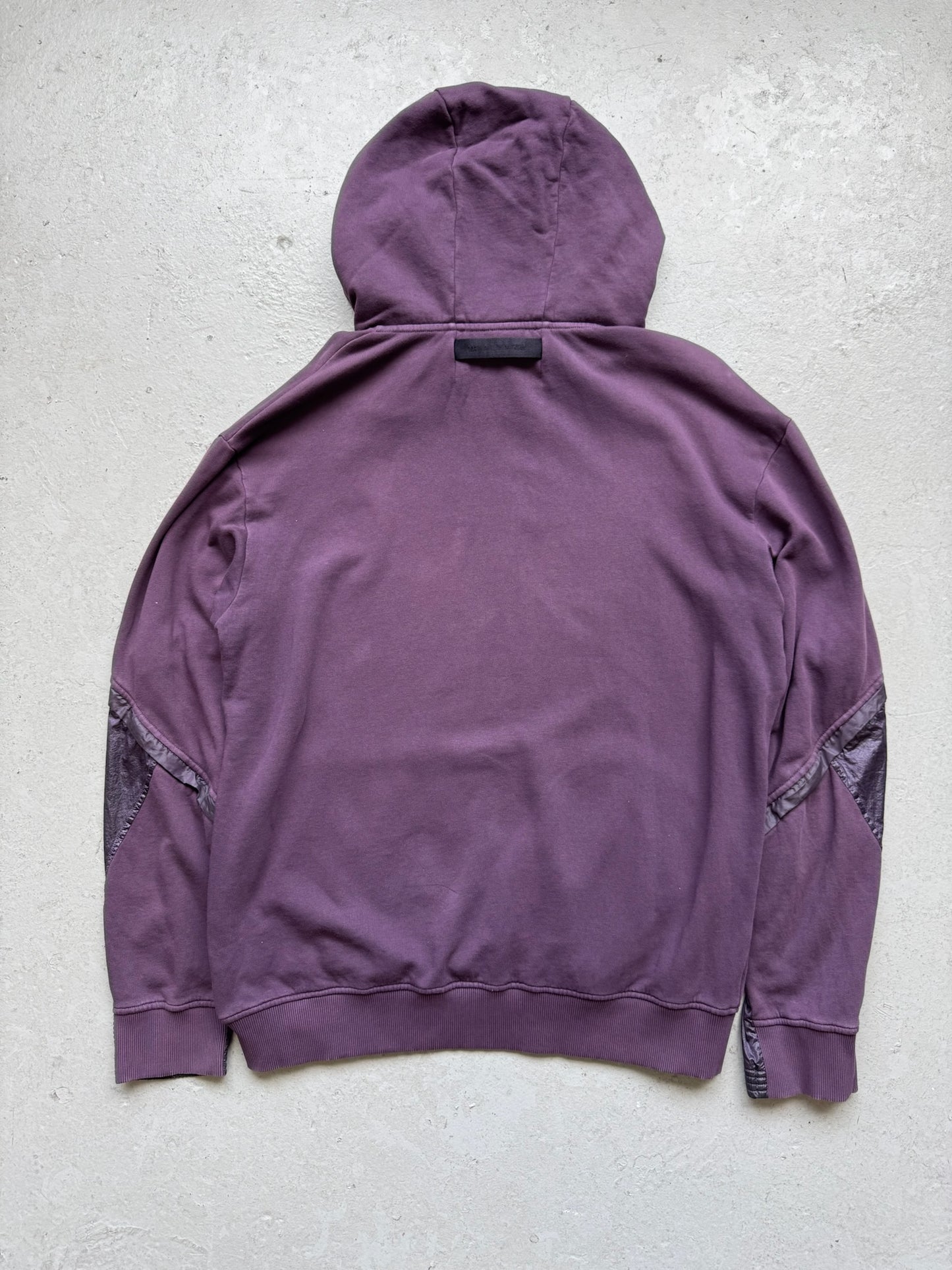 Alyx Purple Nylon Sleeve Hoodie (L)