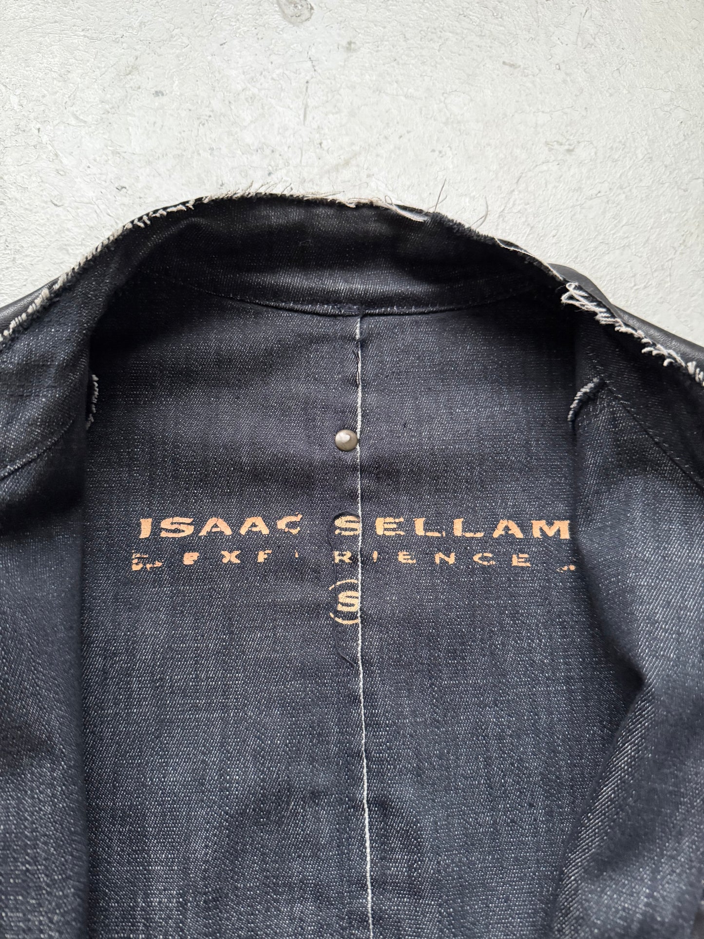 Isaac Sellam Distressed Leather Jacket (S)