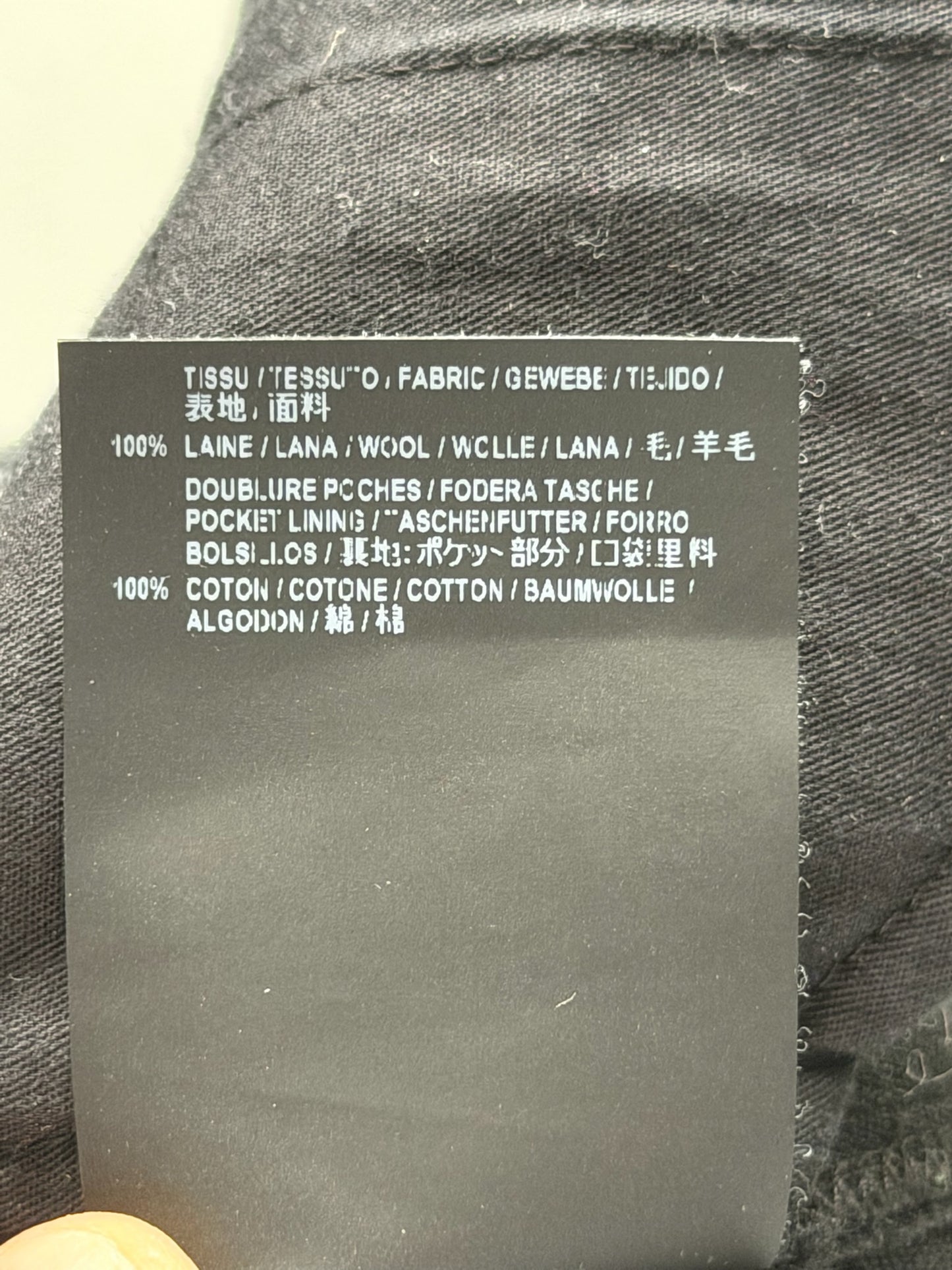 Saint Laurent Paris 2018 Black Wool Striped Bottoms (52)