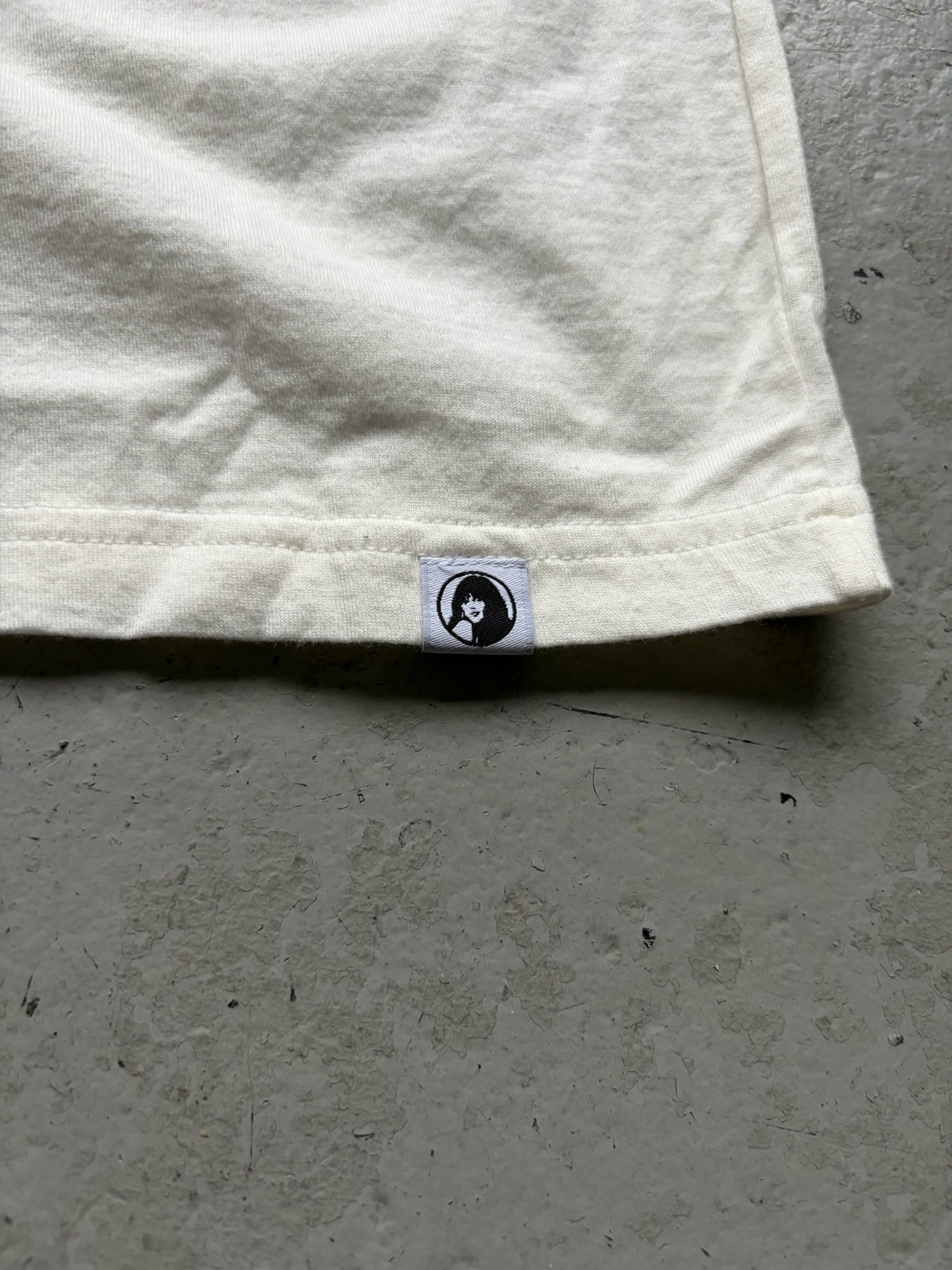 Hysteric Glamour University White Graphic Short Sleeve Shirt (L)