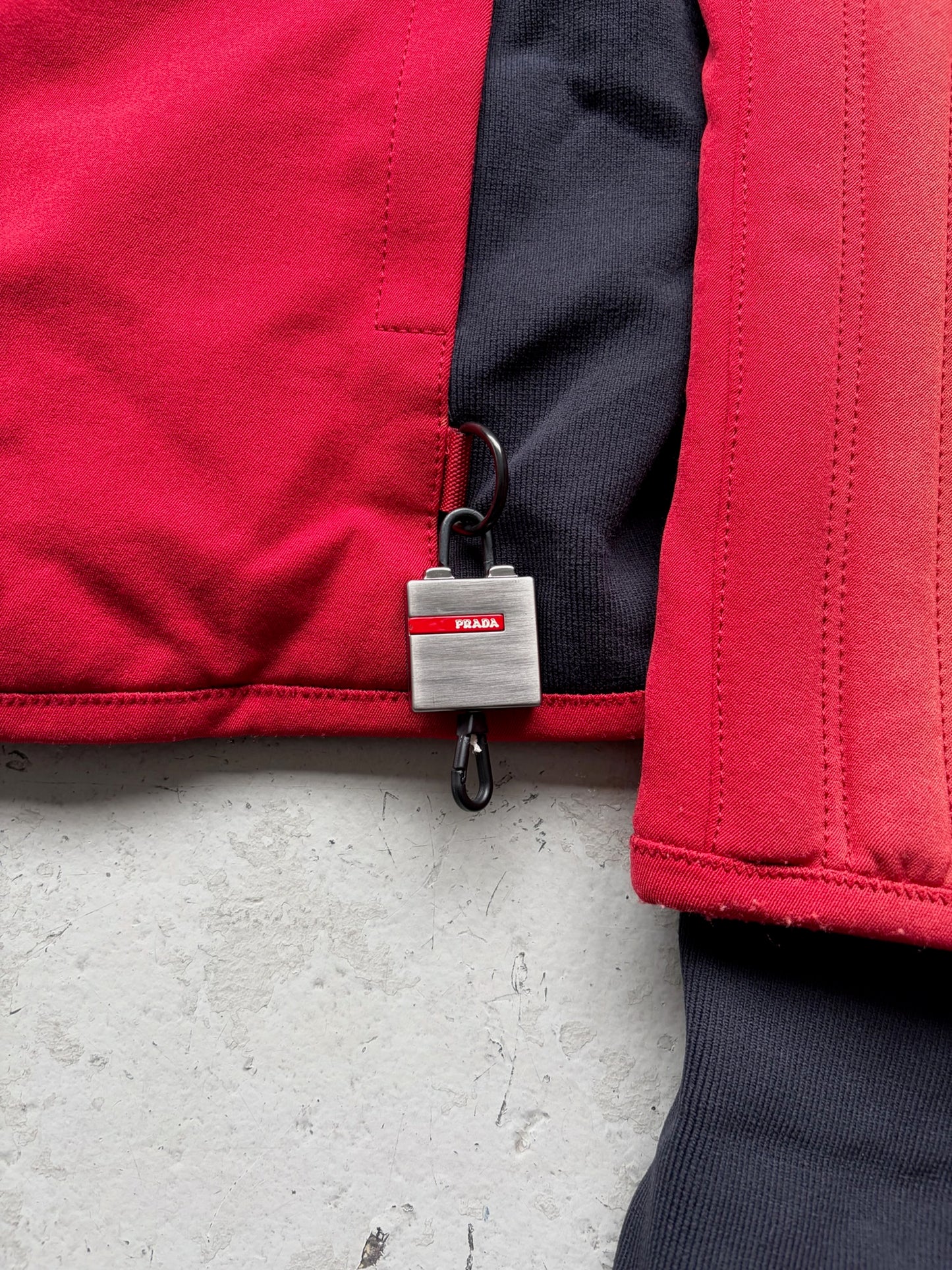Prada Sport SS11 Red Moto Jacket (48)