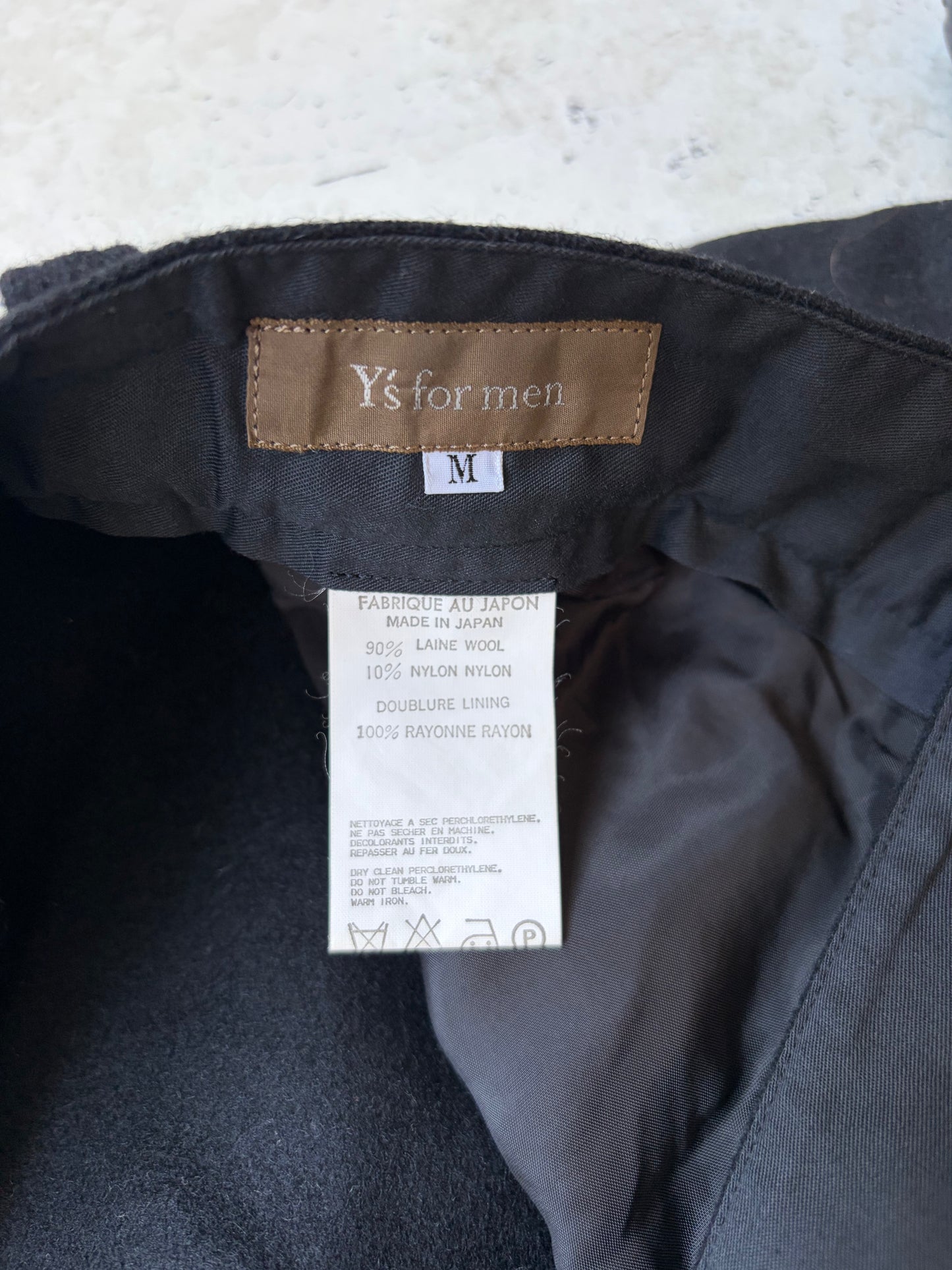 Yohji Yamamoto Y's for Men Wool Trousers (M)