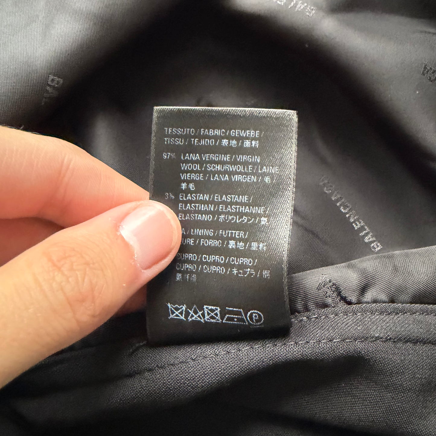 Balencaiga Black Button Up (36)