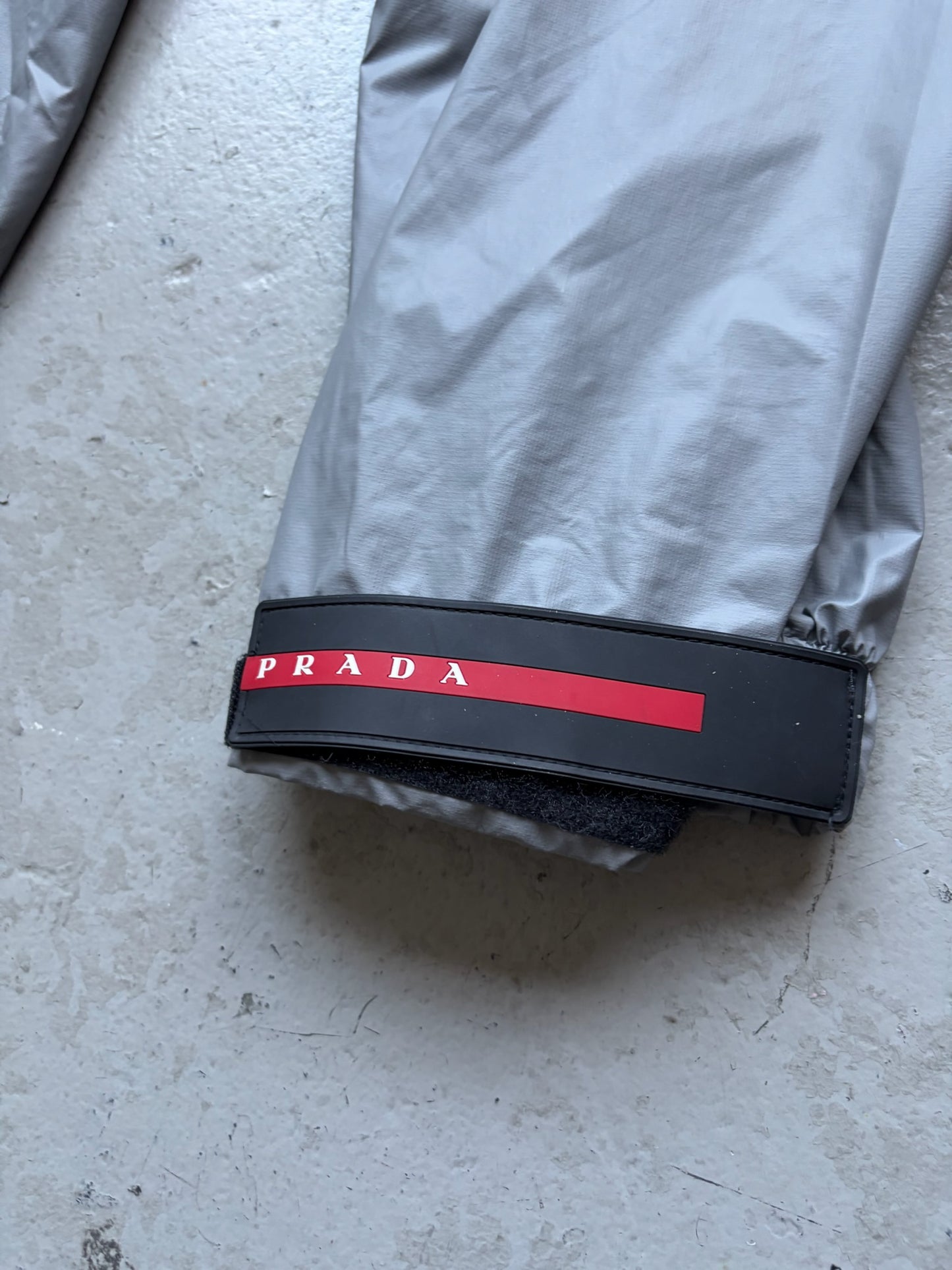Prada Nylon Grey Cargo Pants (XXL)